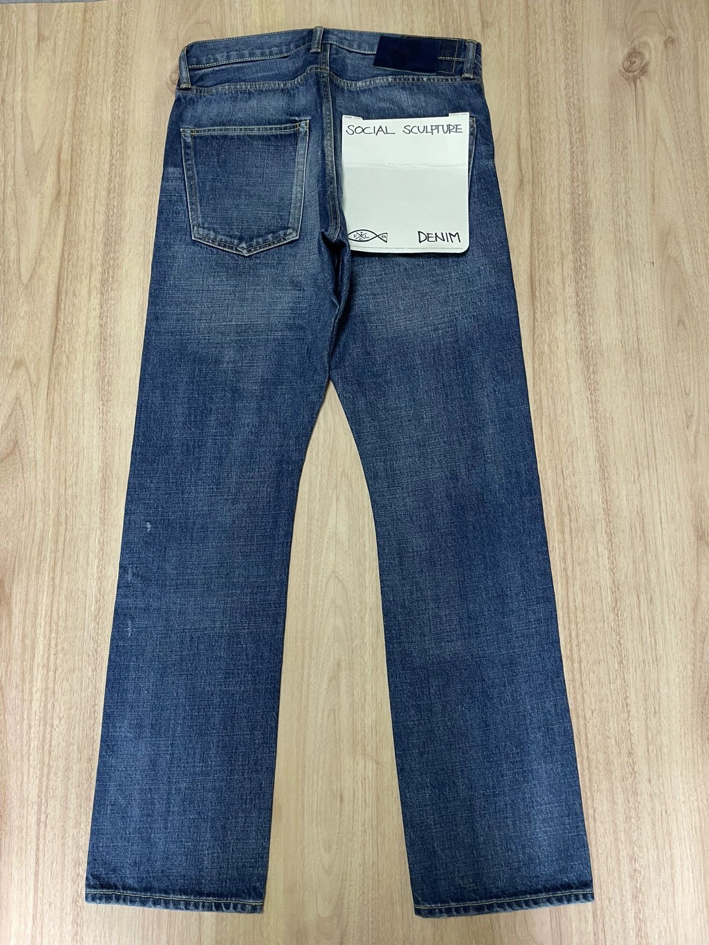 Visvim VISVIM 11D12 SOCIAL SCULPTURE DAMAGED-12 Jeans W32L30 Size US 32 / EU 48 - 2 Thumbnail