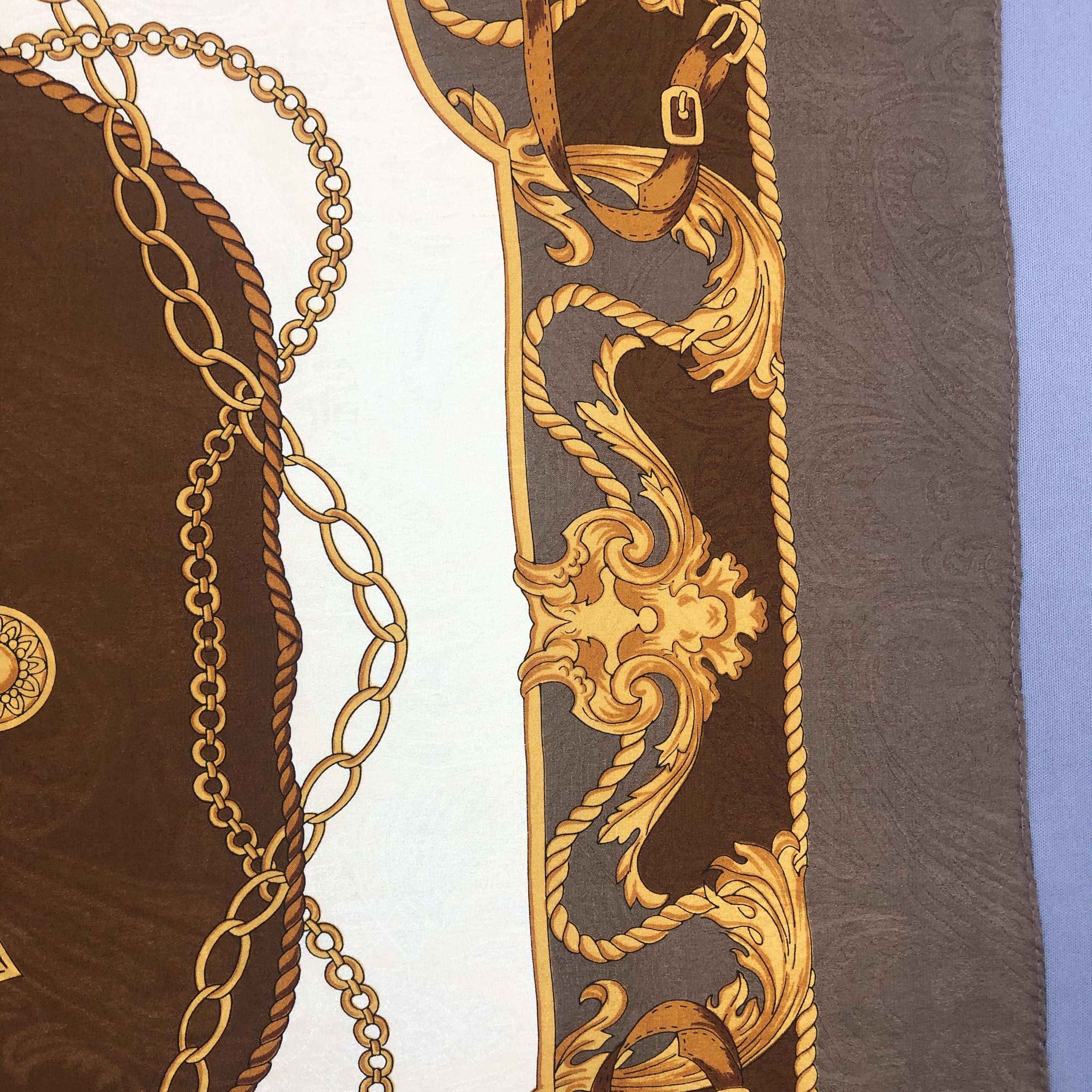 Other × Vintage Vintage SILK Scarf Twill Stole Wraps Scarves Size ONE SIZE - 11 Thumbnail