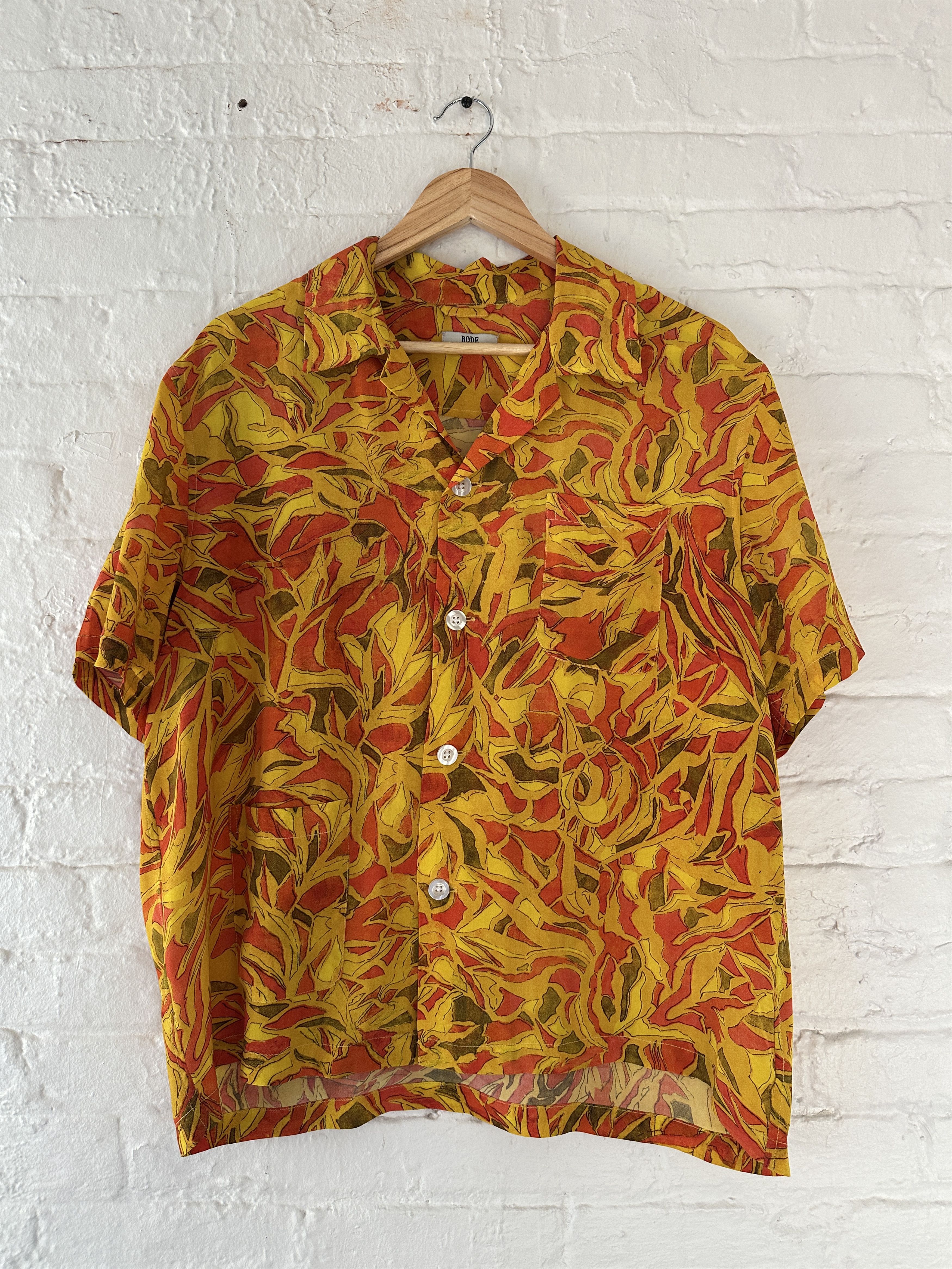 Bode Abstract Foliage Shirt