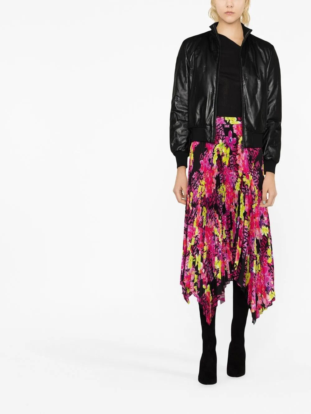 Versace o1y0226 Midi Skirt in Multicolor Size 27" / US 4 / IT 40 - 3 Thumbnail