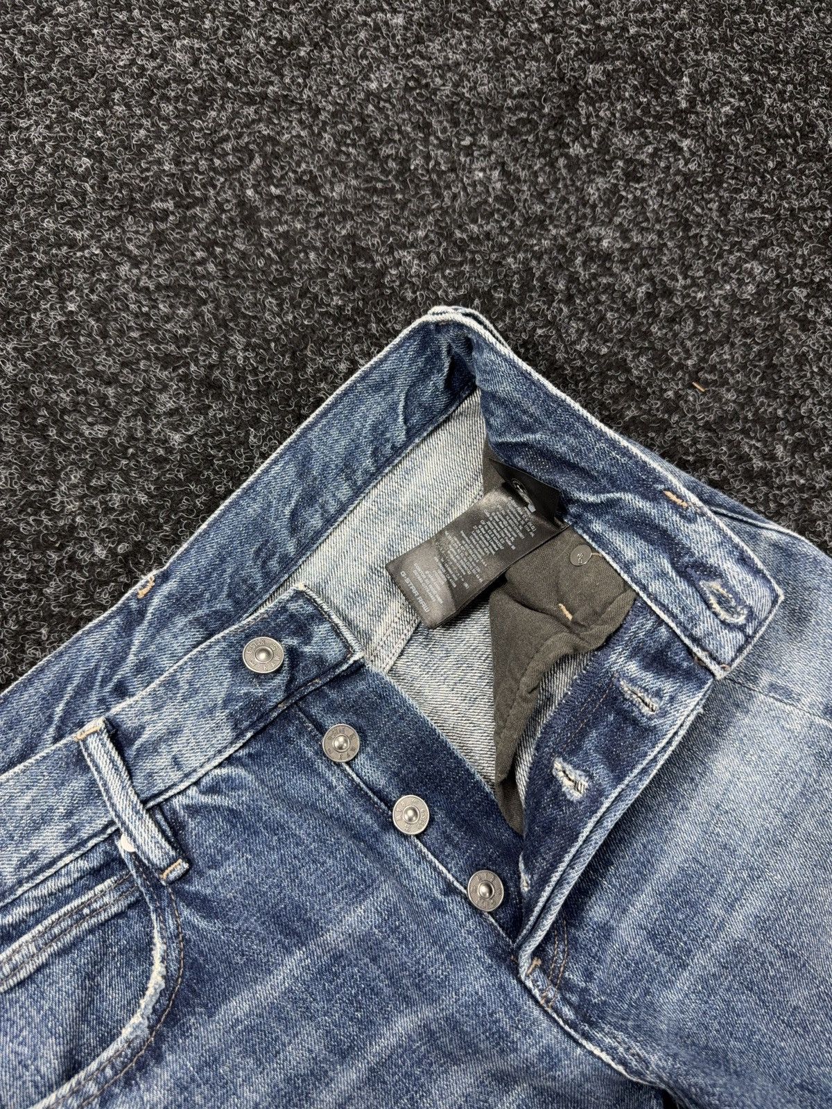 G-Star Vntg 00s G-Star RAW Contor 3D Wide Tapered Washed JeansY2K Size 25" / US 0 / IT 36 - 9 Thumbnail