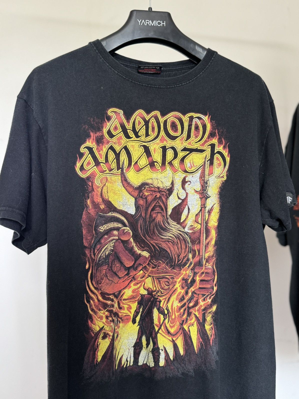 Band Tees Vintage 90s Amon Amarth Licensed Death Metal Band T Shirt Size US M / EU 48-50 / 2 - 3 Thumbnail