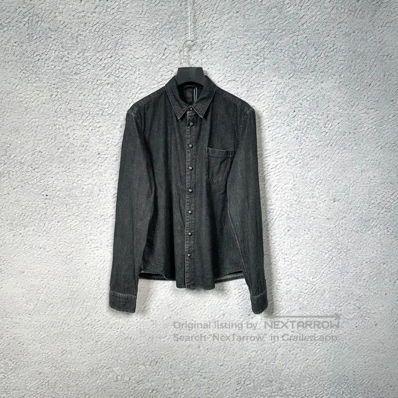 Chrome Hearts chrome hearts wash gray denim shirt. Size US L / EU 52-54 / 3 - 2 Thumbnail