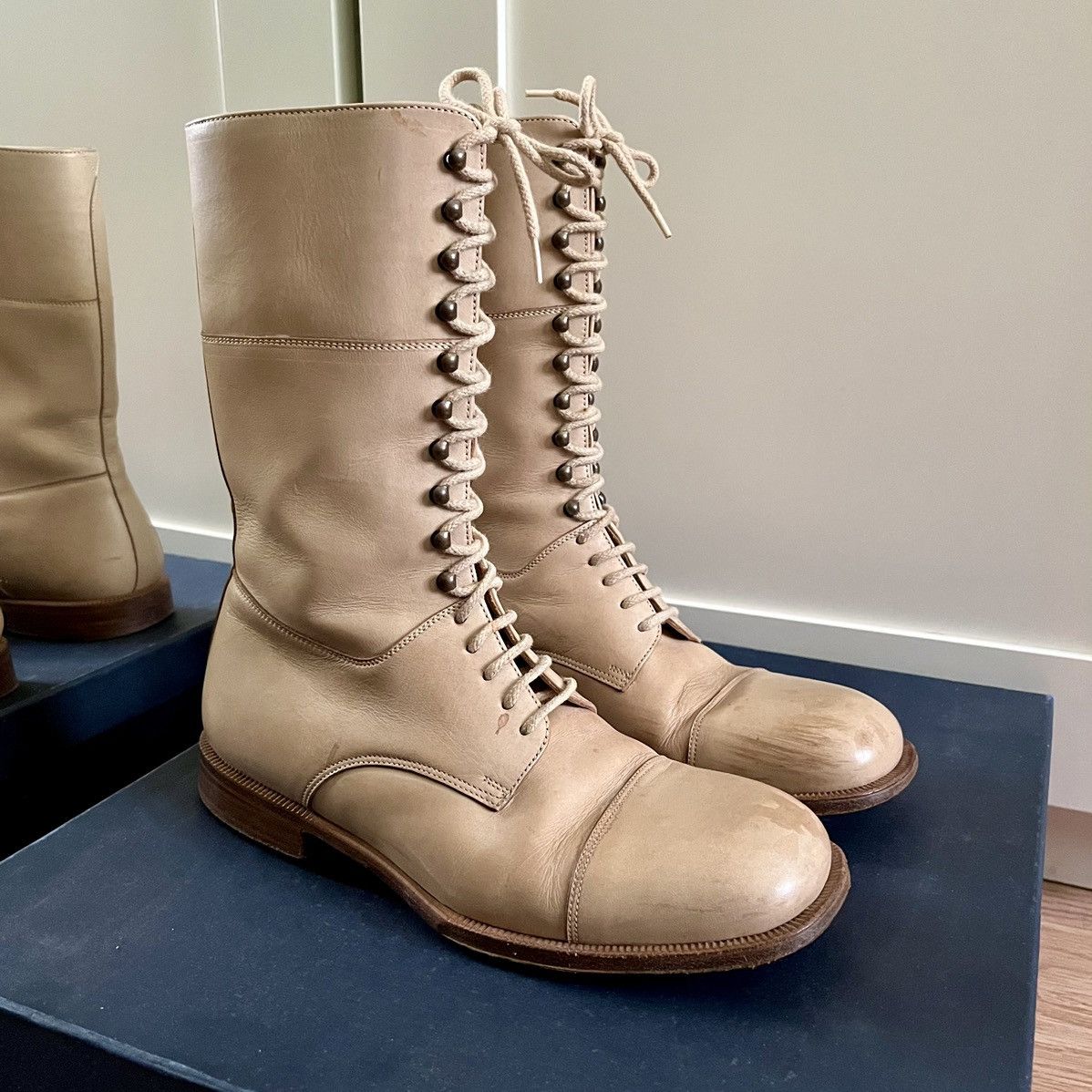 Burberry Roberto Menichetti AW99 ‘Amphibio’ Boots Size US 7 / IT 37 - 1 Thumbnail