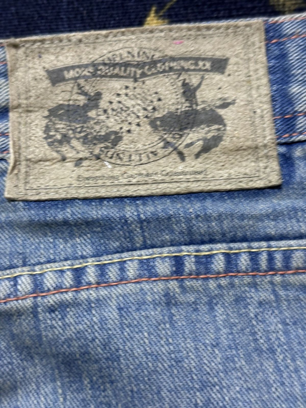 Beauty Beast Vintage Blaind Alley Ripped Mudwash Grunge Distressedd Denim Size US 31 - 10 Thumbnail
