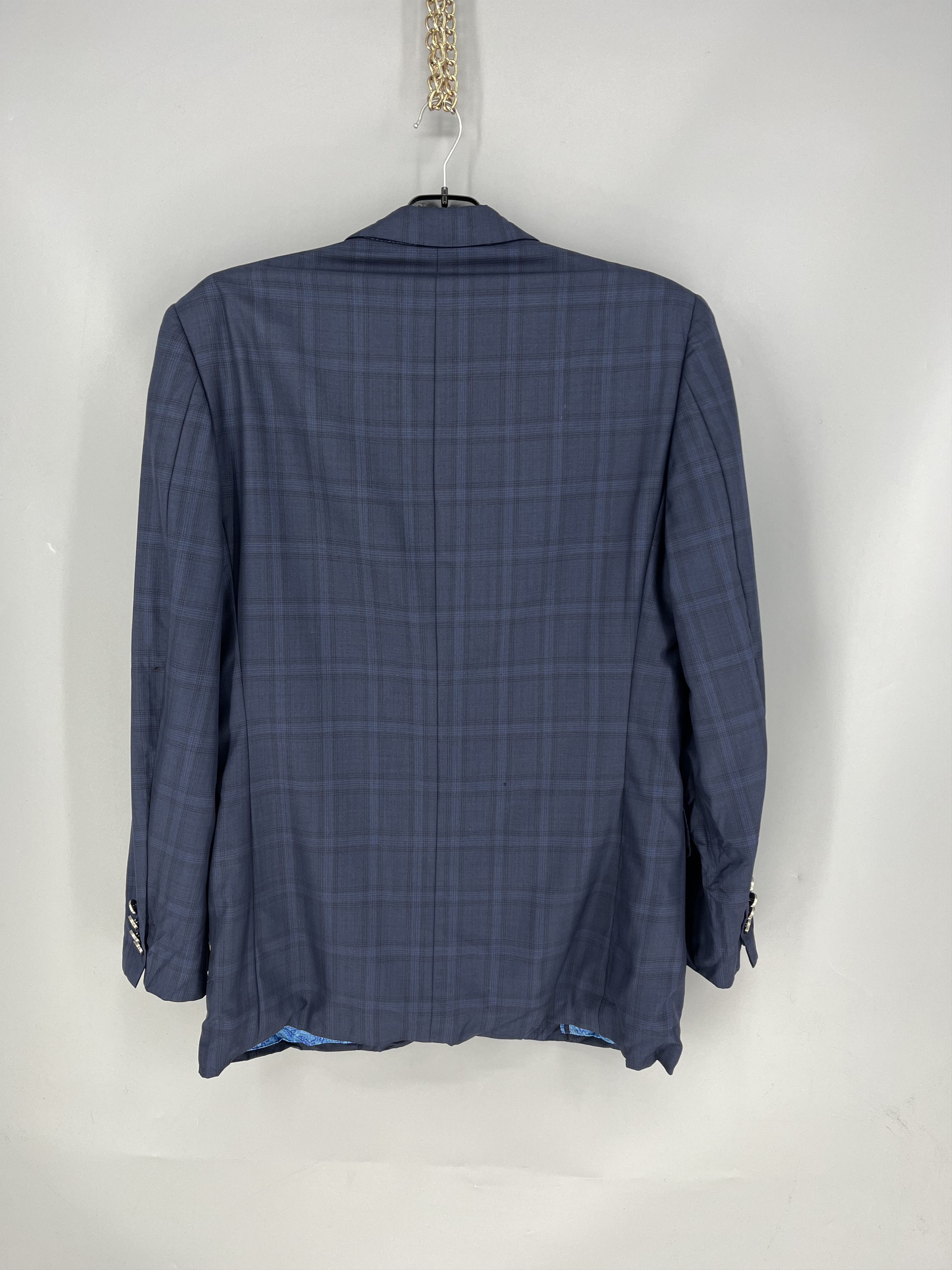 Stefano Ricci Stefano Ricci Two Button Eagle Logo Blazer Super 150 Wool Size 50R - 8 Thumbnail