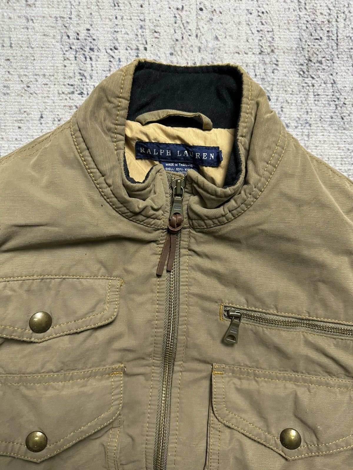 Polo Ralph Lauren × Ralph Lauren Polo Ralph Lauren Women Biker Jacket Size M / US 6-8 / IT 42-44 - 3 Thumbnail