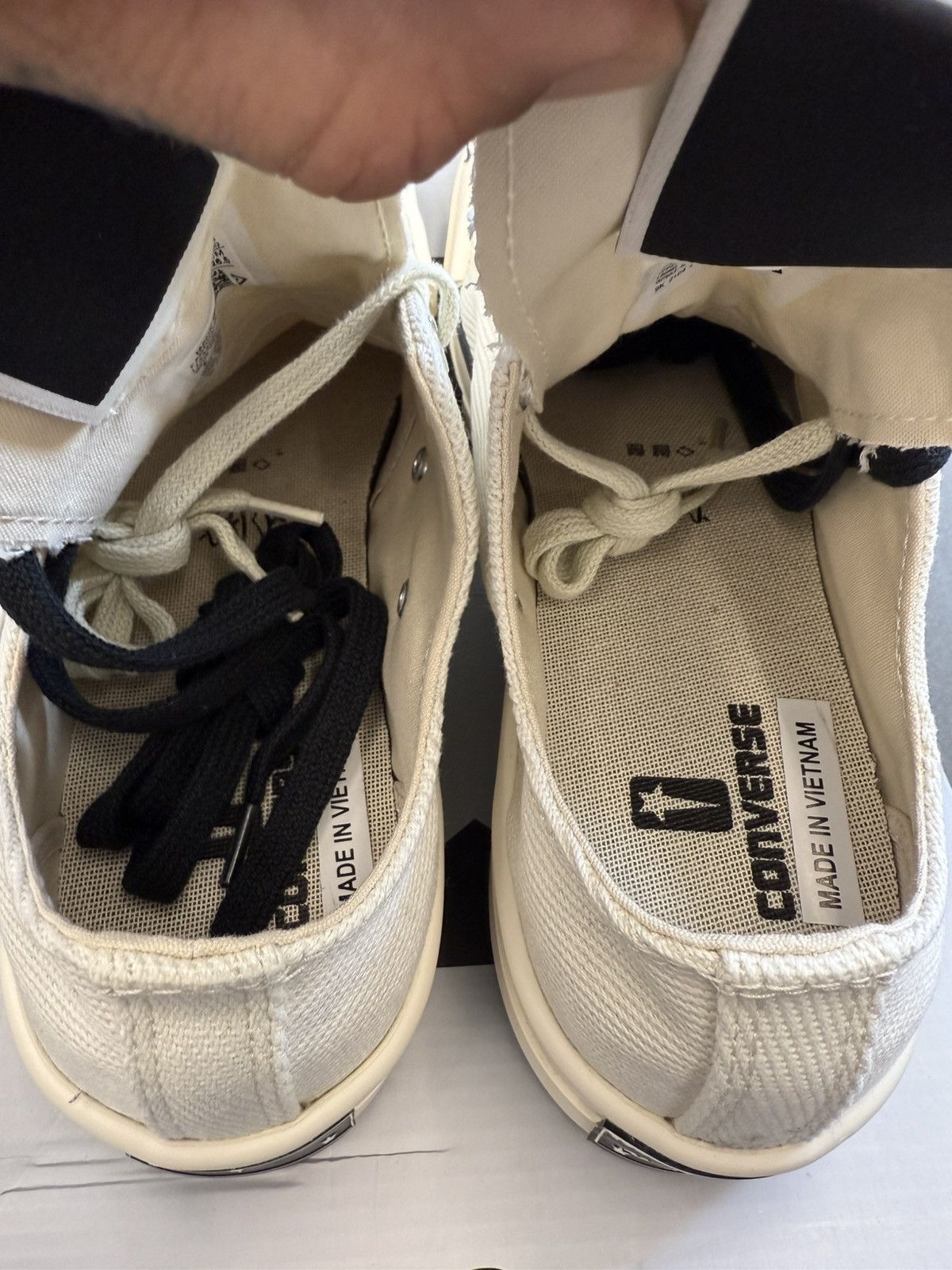 Converse × Rick Owens Drkshdw Converse TURBODRK Chuck Taylor All Star Rick Owens DRKSHDW Size US 8 / EU 41 - 5 Thumbnail