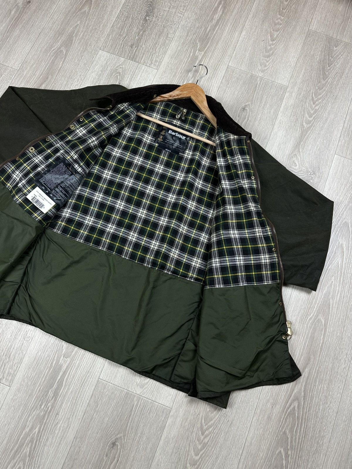 Barbour Vintage Barbour Bedale A100 Waxed Jacket Corduroy Collar Size US XL / EU 56 / 4 - 9 Thumbnail