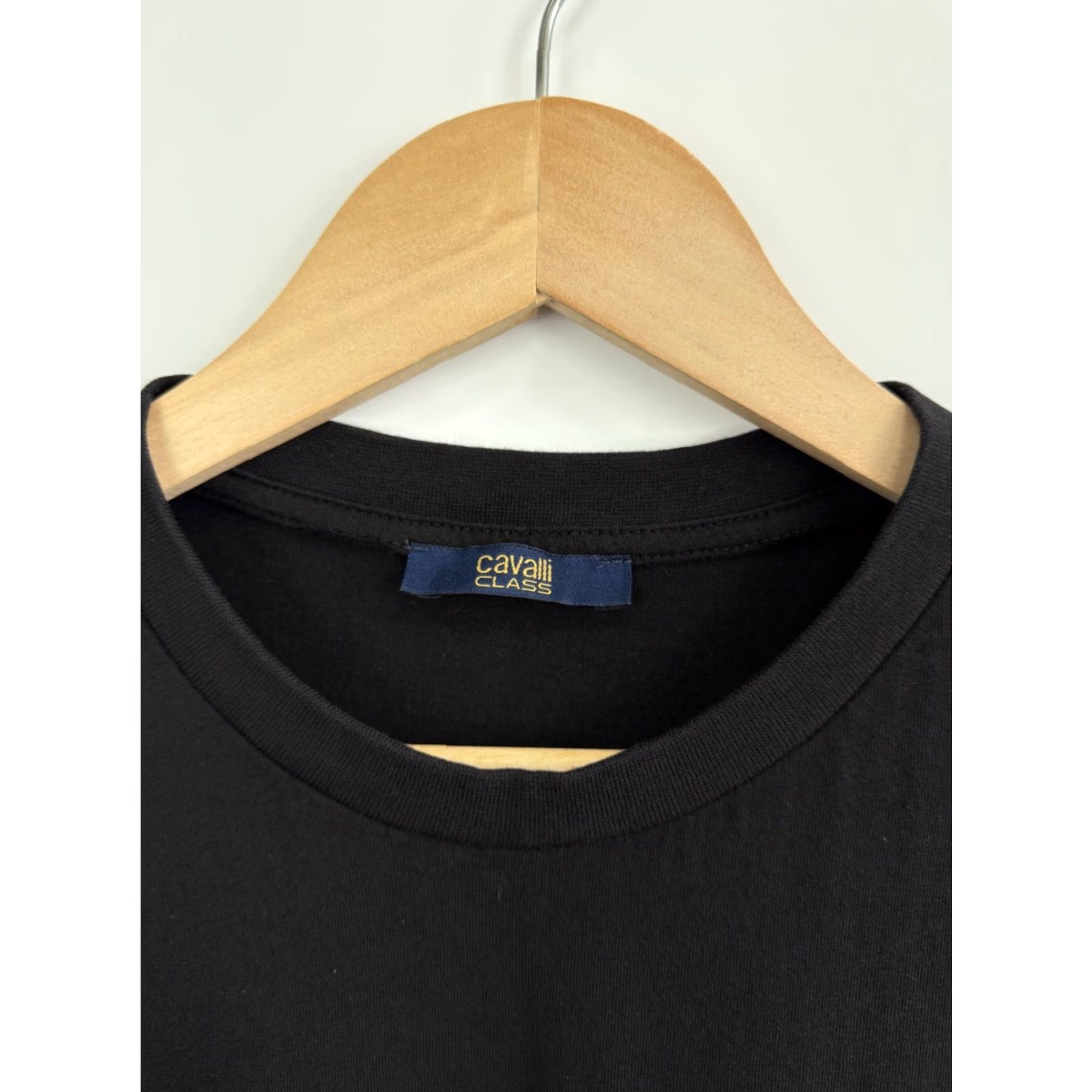 Cavalli Class Cavalli Class Roberto Cavalli Just Cavalli T-Shirt Retro Black L Men Crew Neck Short Sleeve Cotton Size US L / EU 52-54 / 3 - 5 Thumbnail