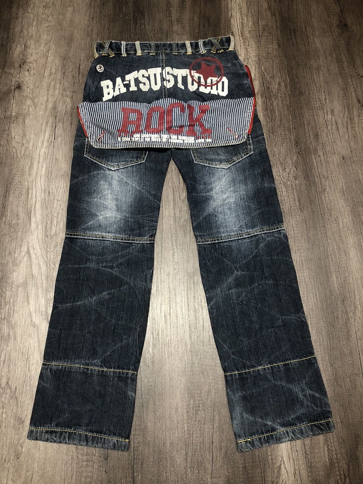 Hysteric Glamour × Japanese Brand BA-TSU STUDIO ROCK DENIM JEANS JAPANESE BRAND (UNISEX) Size US 29 - 6 Thumbnail