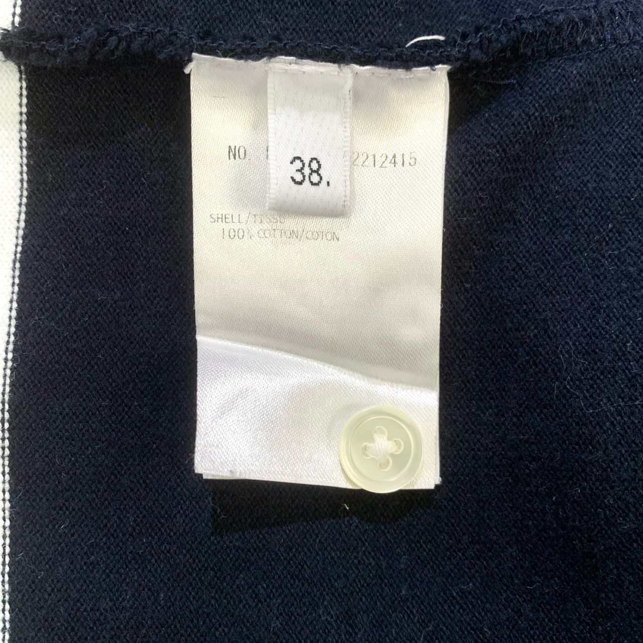 Thom Browne [Thom Browne] Four-Stripe Collared Striped Long-Sleeve Polo Size US XXS / EU 40 - 3 Thumbnail