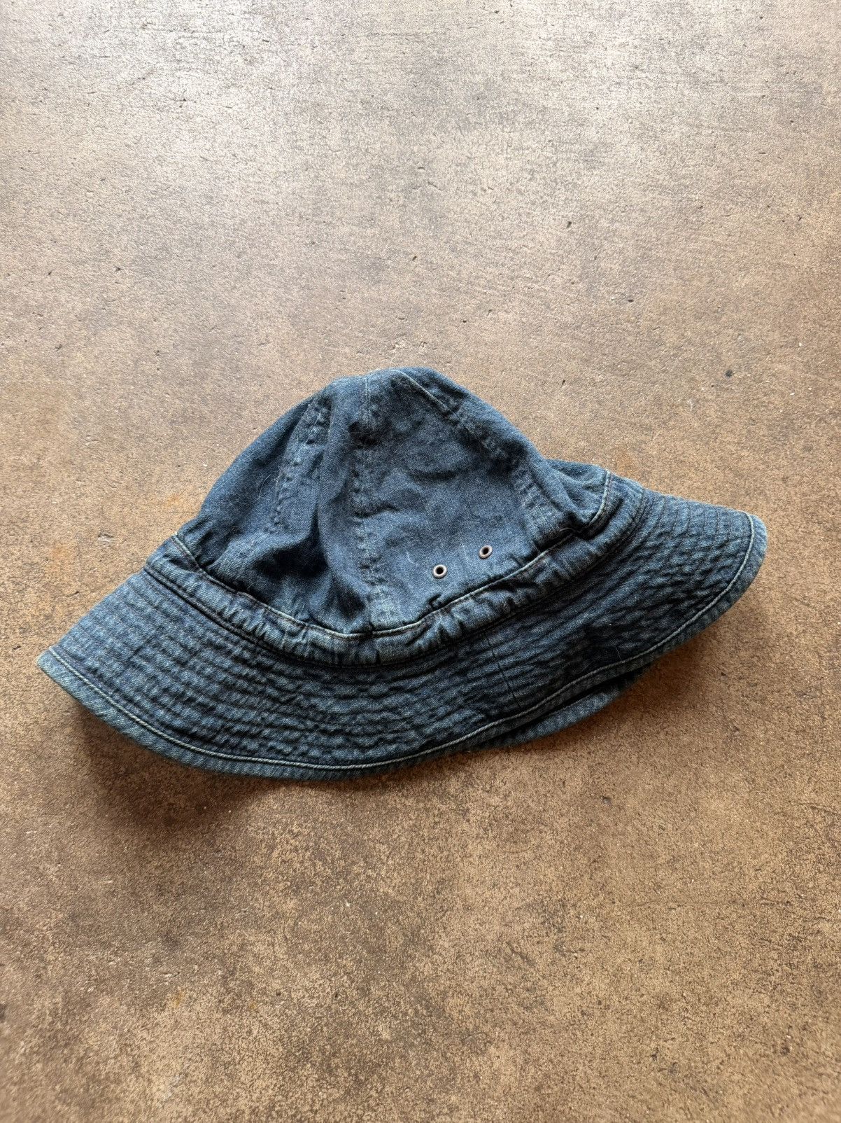 RRL Ralph Lauren RRL Indigo Denim Bucket Hat | Grailed
