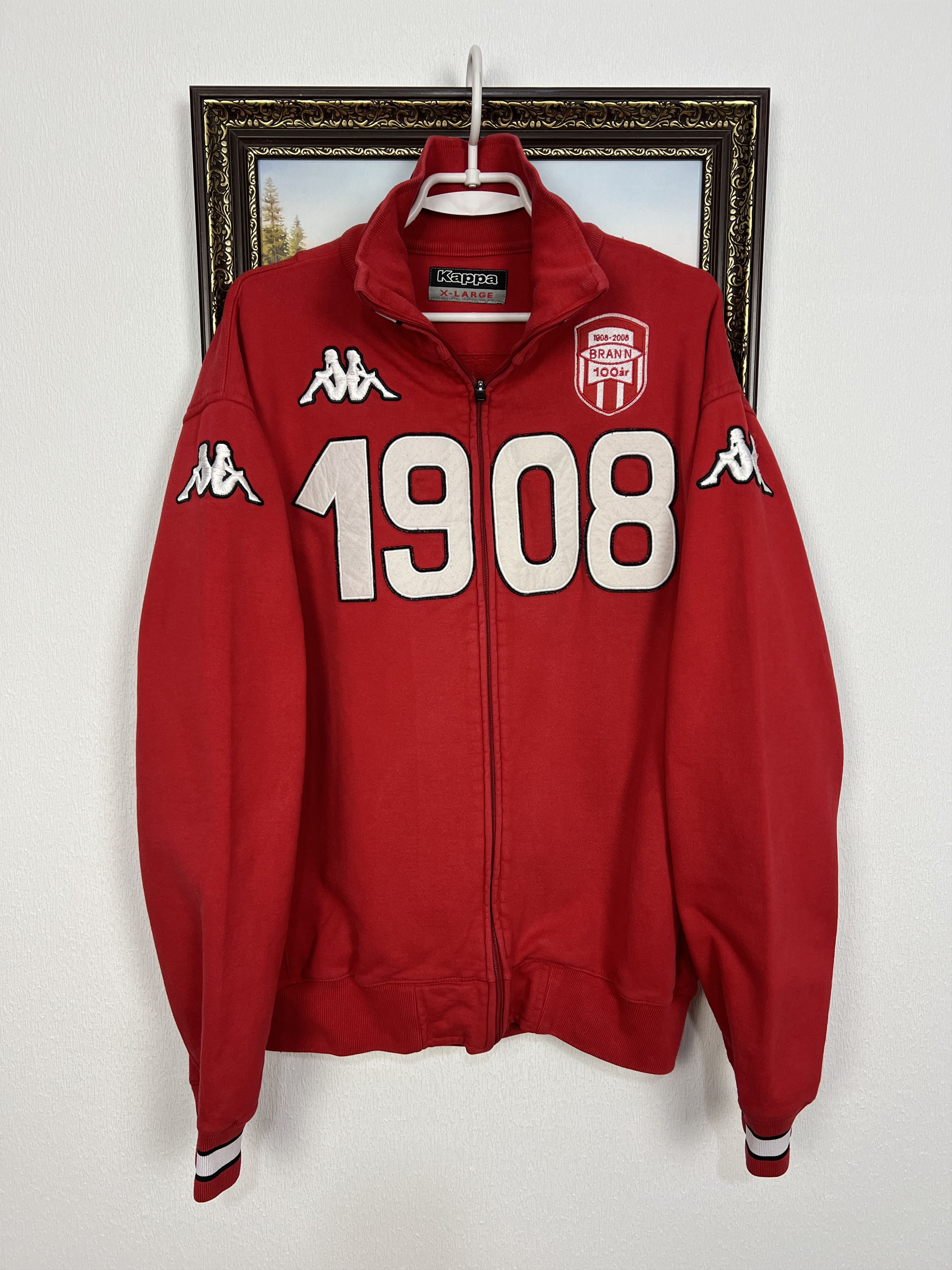 Kappa Vintage Kappa Brann Bergen Football Jacket Soccer Track Top Size US XL / EU 56 / 4 - 1 Thumbnail