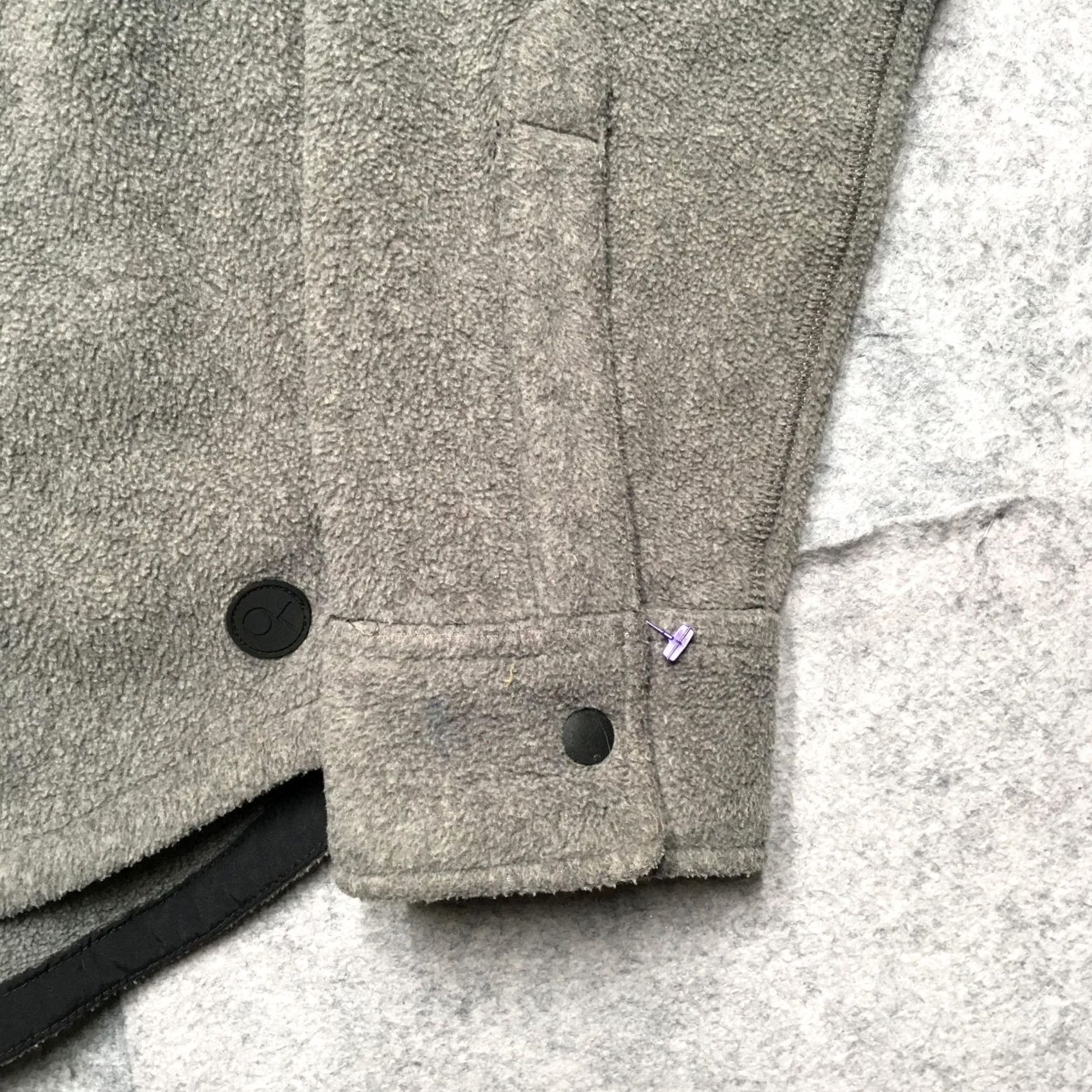Outerknown Outerknown Fleece Shirt Jacket Mens Small S Gray Fleece Snap Front Pockets Jac Size US S / EU 44-46 / 1 - 2 Thumbnail