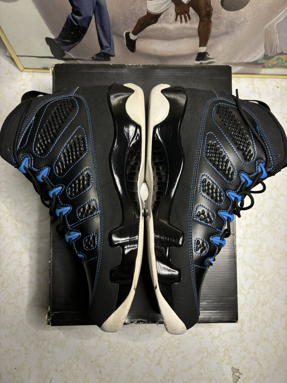 Jordan Brand Air Jordan 9 Retro OG photo blue Size US 9.5 / EU 42-43 - 3 Thumbnail