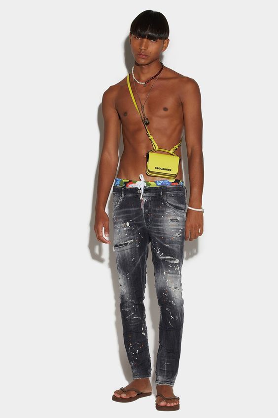 Dsquared2 RARE Dsquared2 Distressed Beach Shorts Y2K Japanese Jeans Size US 32 / EU 48 - 3 Thumbnail