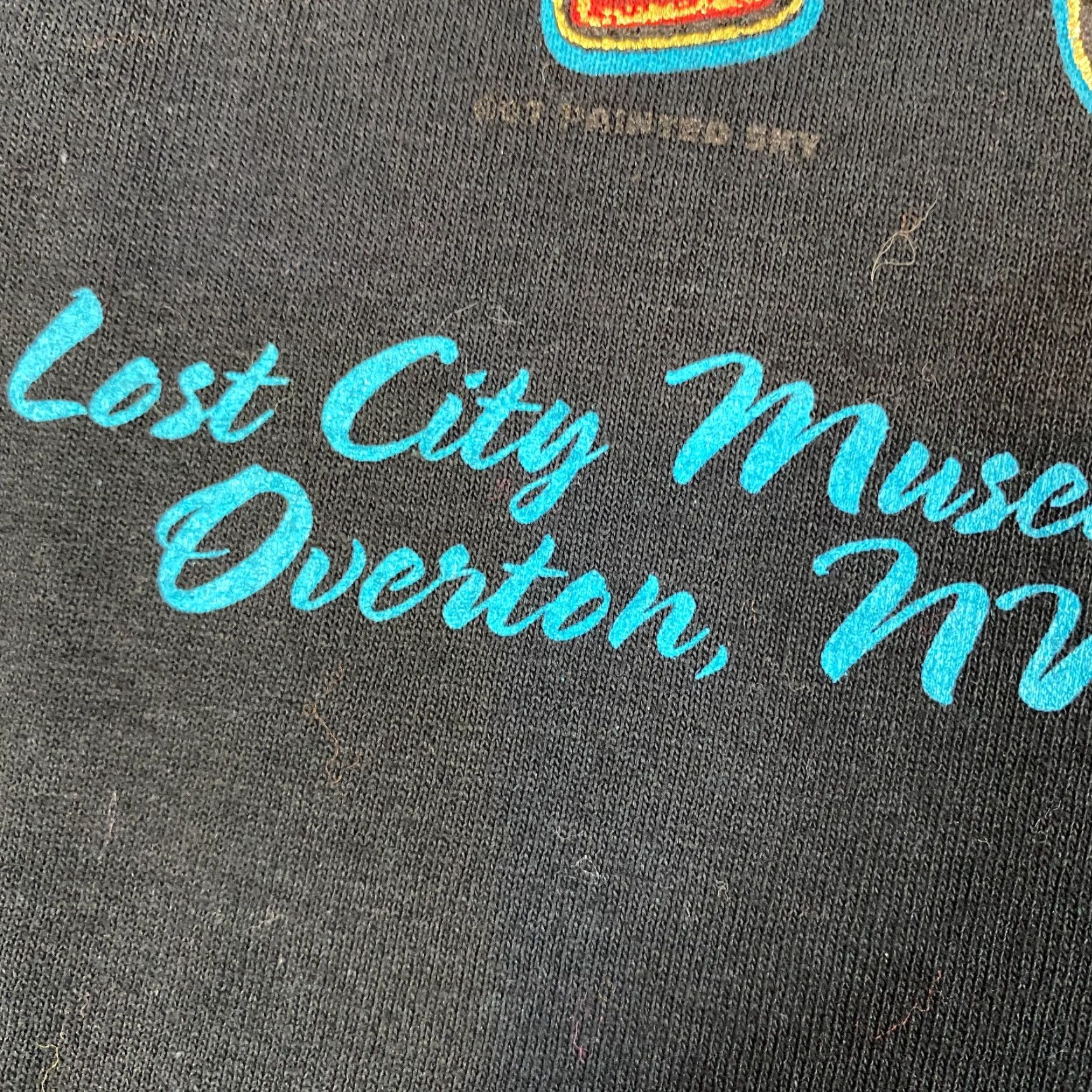 Vintage Lost City Museum T-shirt XL Black Overton NV Painted Ponies T-Shirt Mens Crew Neck Short Sleeve Double-Sided 90s Size US XL / EU 56 / 4 - 2 Thumbnail