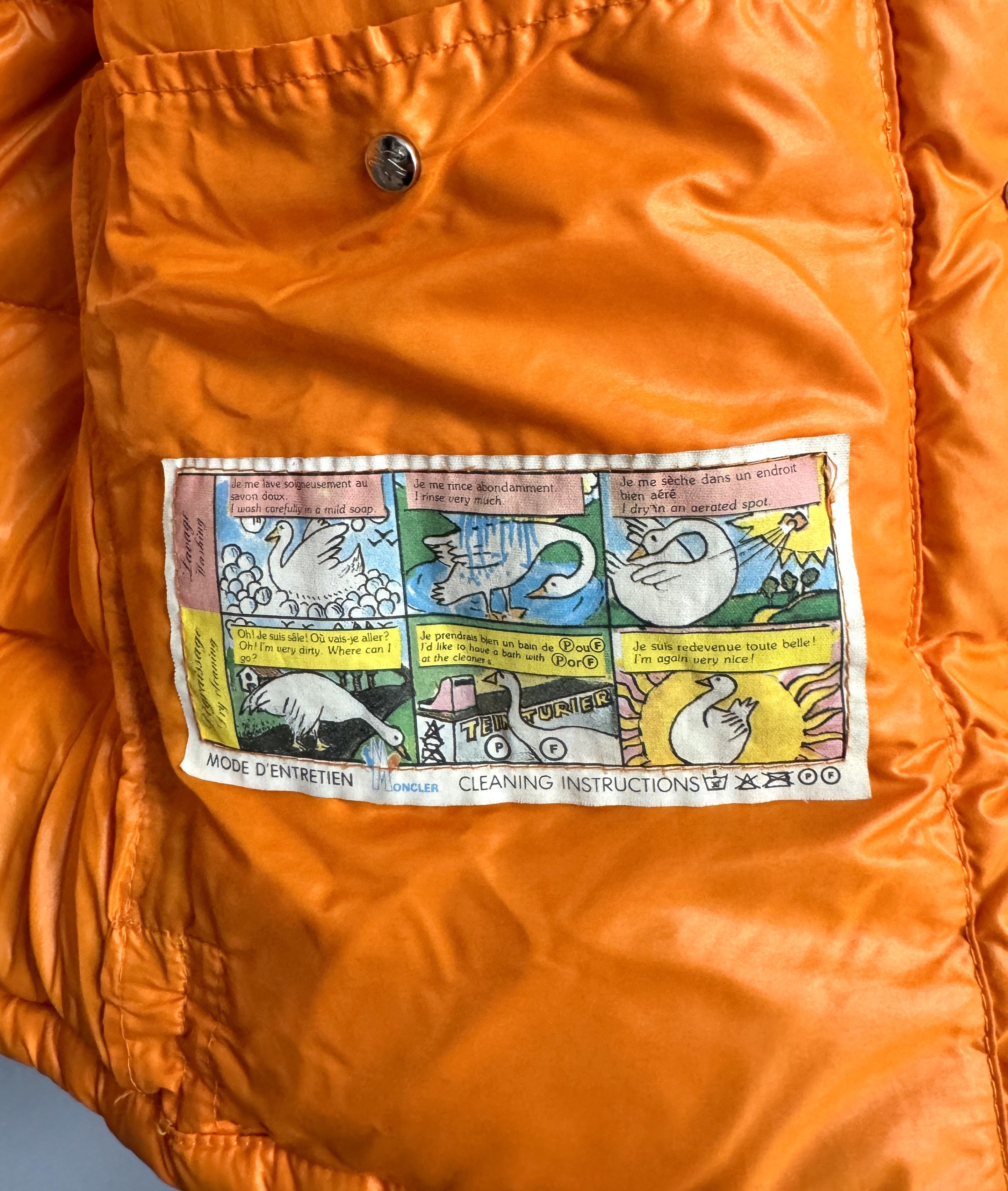 Moncler Moncler Grenoble Down Gilet Puffer Vest Orange Size 4 Size US L / EU 52-54 / 3 - 11 Thumbnail