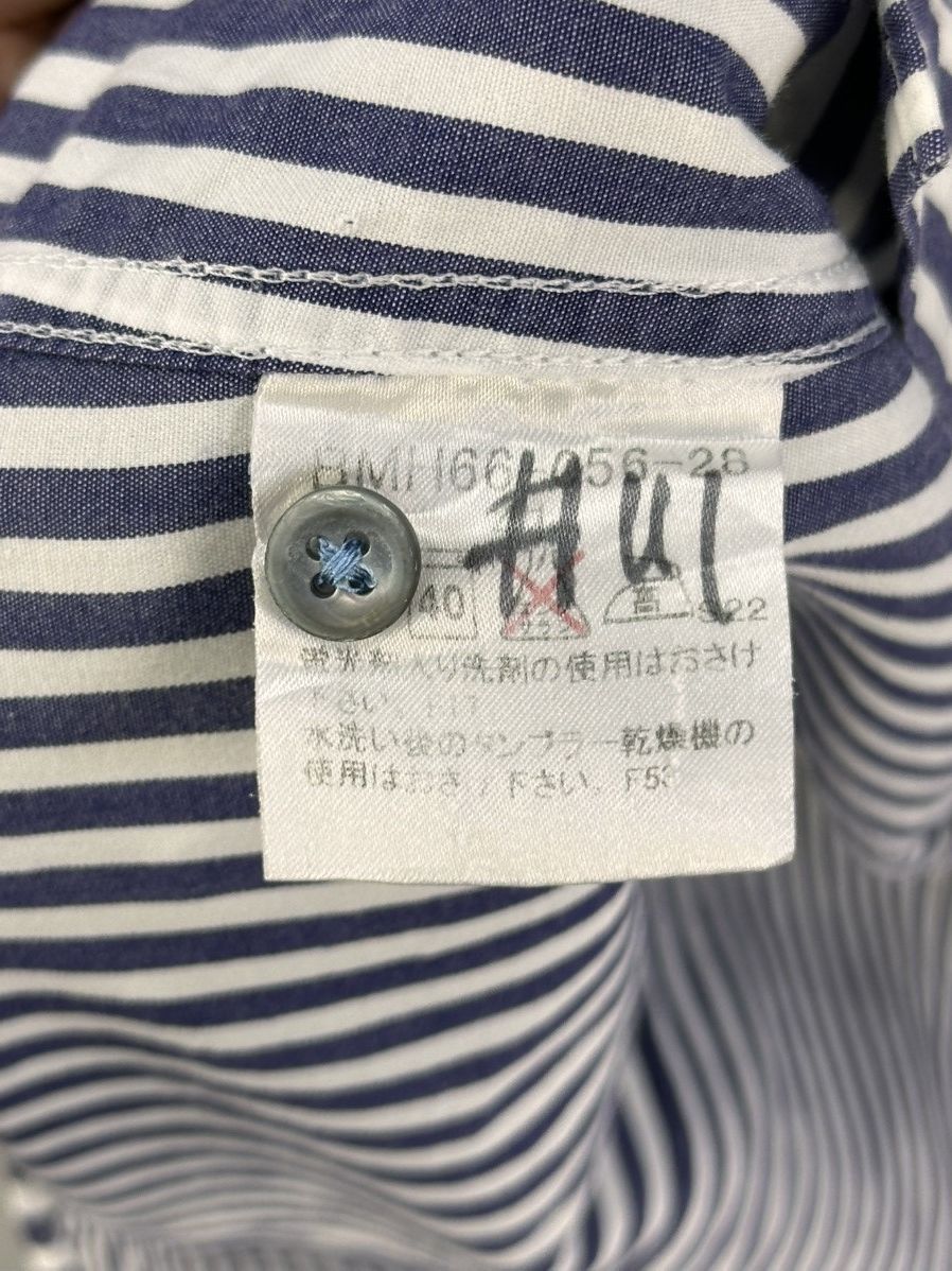 Burberry Burberry Black Label Stripes Flannel Shirt Button Up Size US L / EU 52-54 / 3 - 14 Thumbnail
