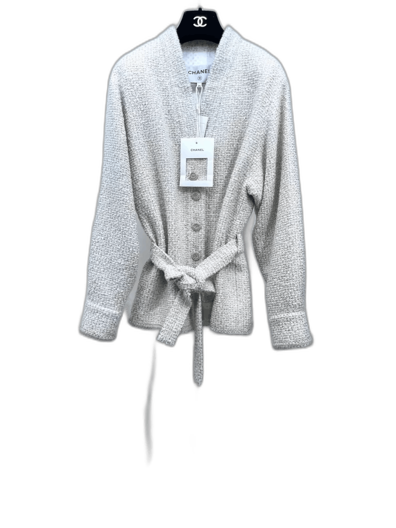 Chanel Chanel 24K V-Neck Soft Wool Coat Size US S / EU 44-46 / 1 - 1 Thumbnail