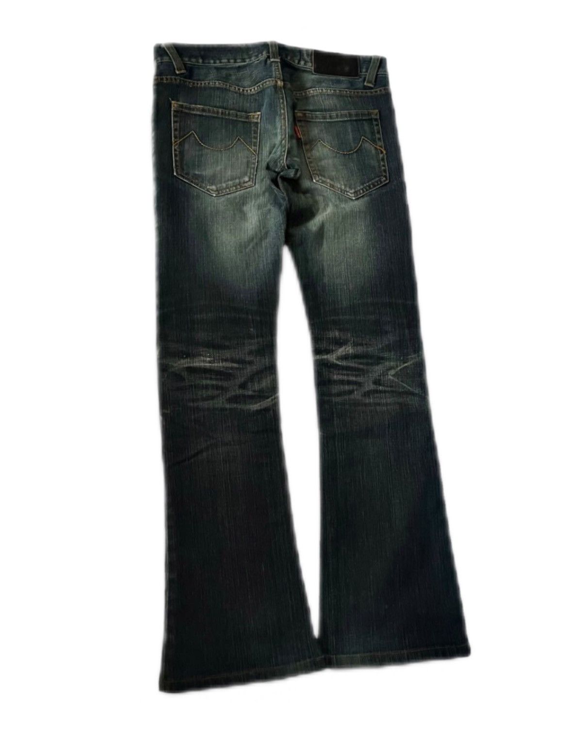 Tornado mart destroyed flared bootcut jeans archive japan