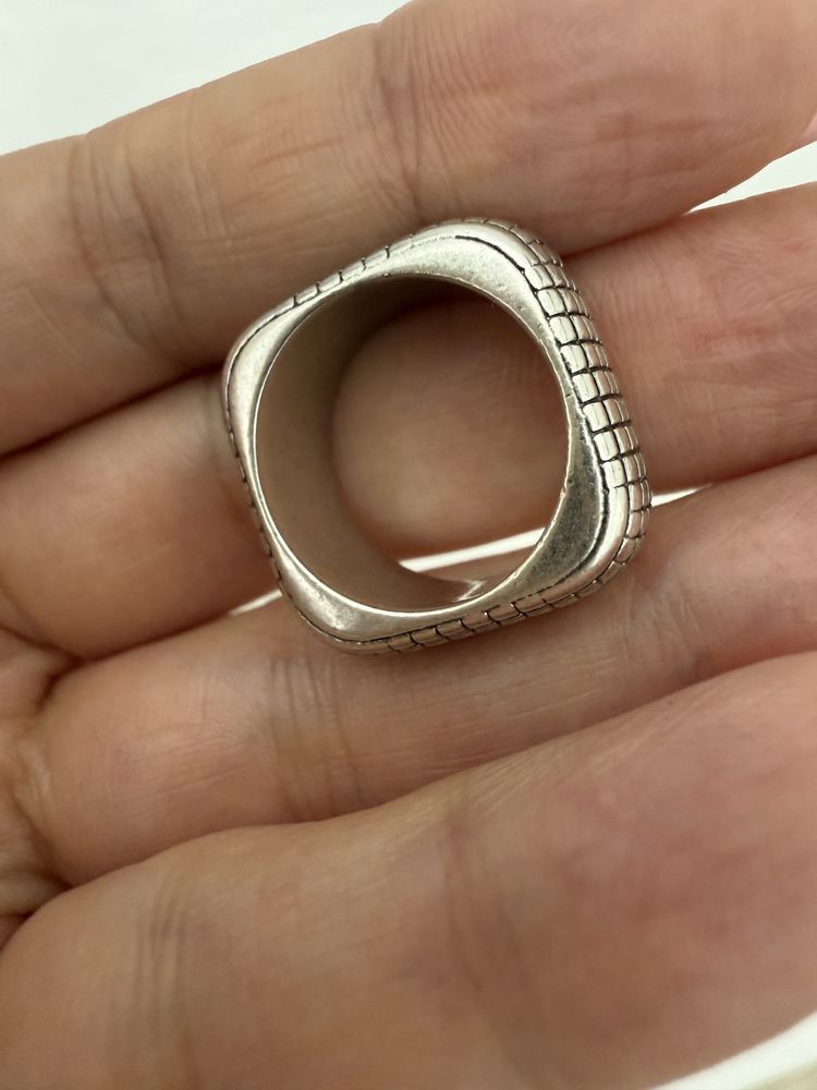 Versace Vintage Versace Silver Jewelry Dylos Ring sz. 16 Size ONE SIZE - 3 Thumbnail