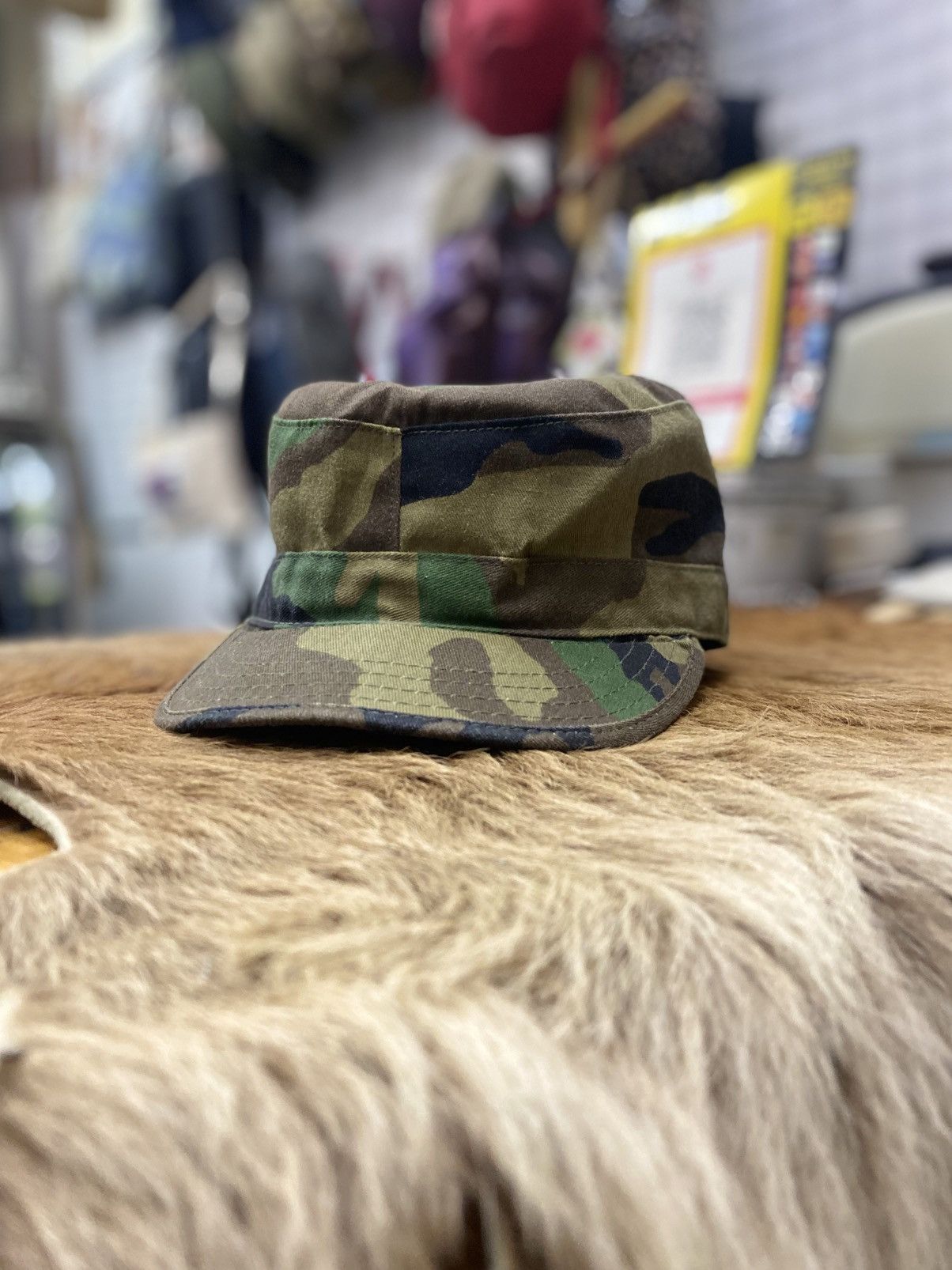 Other U.S ARMY USGI COMBAT CAP WOODLAND CAMO Size 42 - 4 Thumbnail