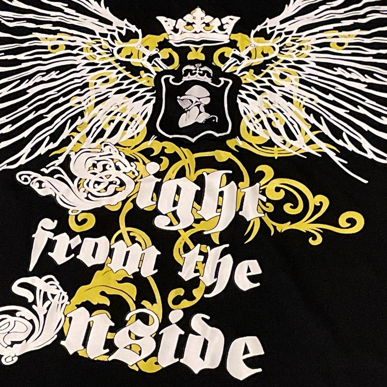 Affliction × Ed Hardy × Tapout Rare Wings Cross Longsleeve Y2K Affliction Style Size US M / EU 48-50 / 2 - 2 Thumbnail