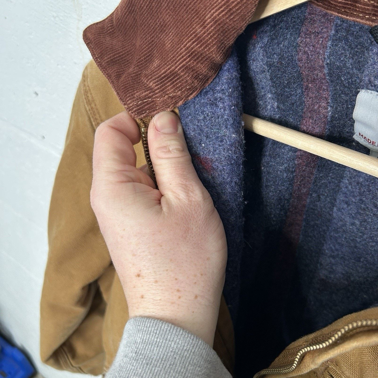 Carhartt Carhartt Blanket-Lined Detroit Jacket “Brown” J001 BRN Size US S / EU 44-46 / 1 - 14 Thumbnail