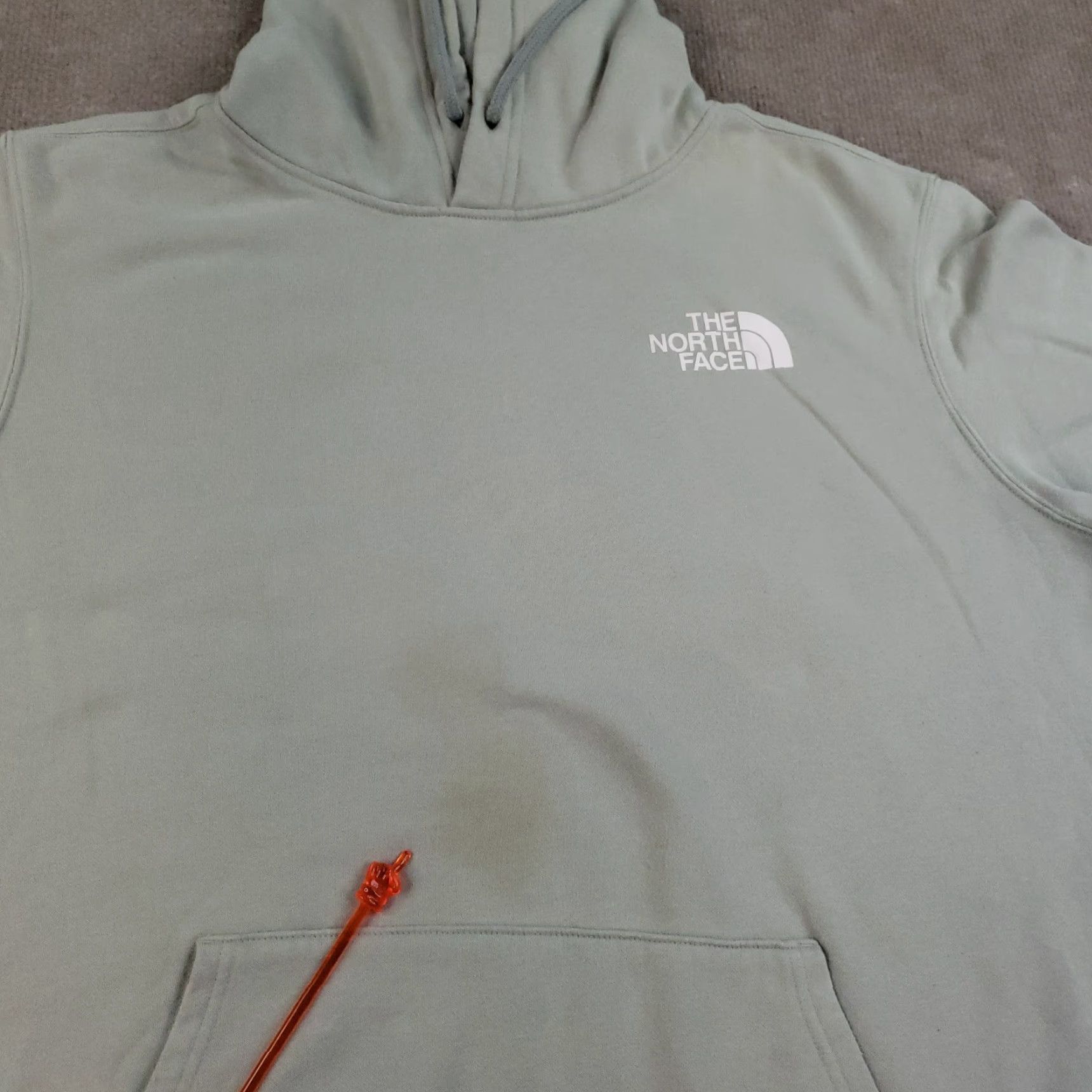The North Face The North Face Hoodie Mens 2XL Light Green Logo Hooded Pullover Sweatshirt SS Zipperless? Size US XXL / EU 58 / 5 - 6 Thumbnail