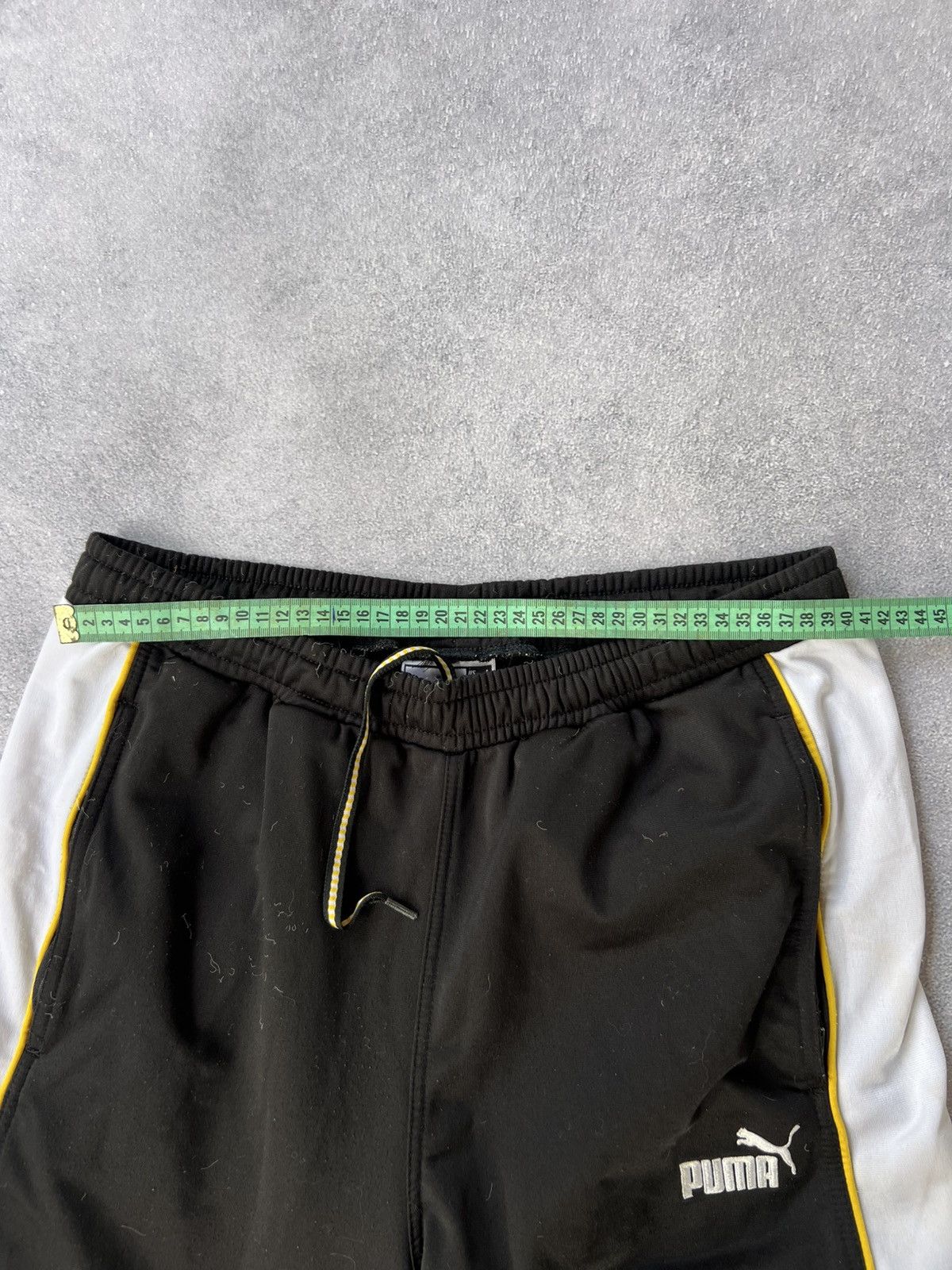 Puma 🐾 Vintage Puma Track Pants L — Black / Side Stripes / Zip Cu Size US 34 / EU 50 - 10 Thumbnail