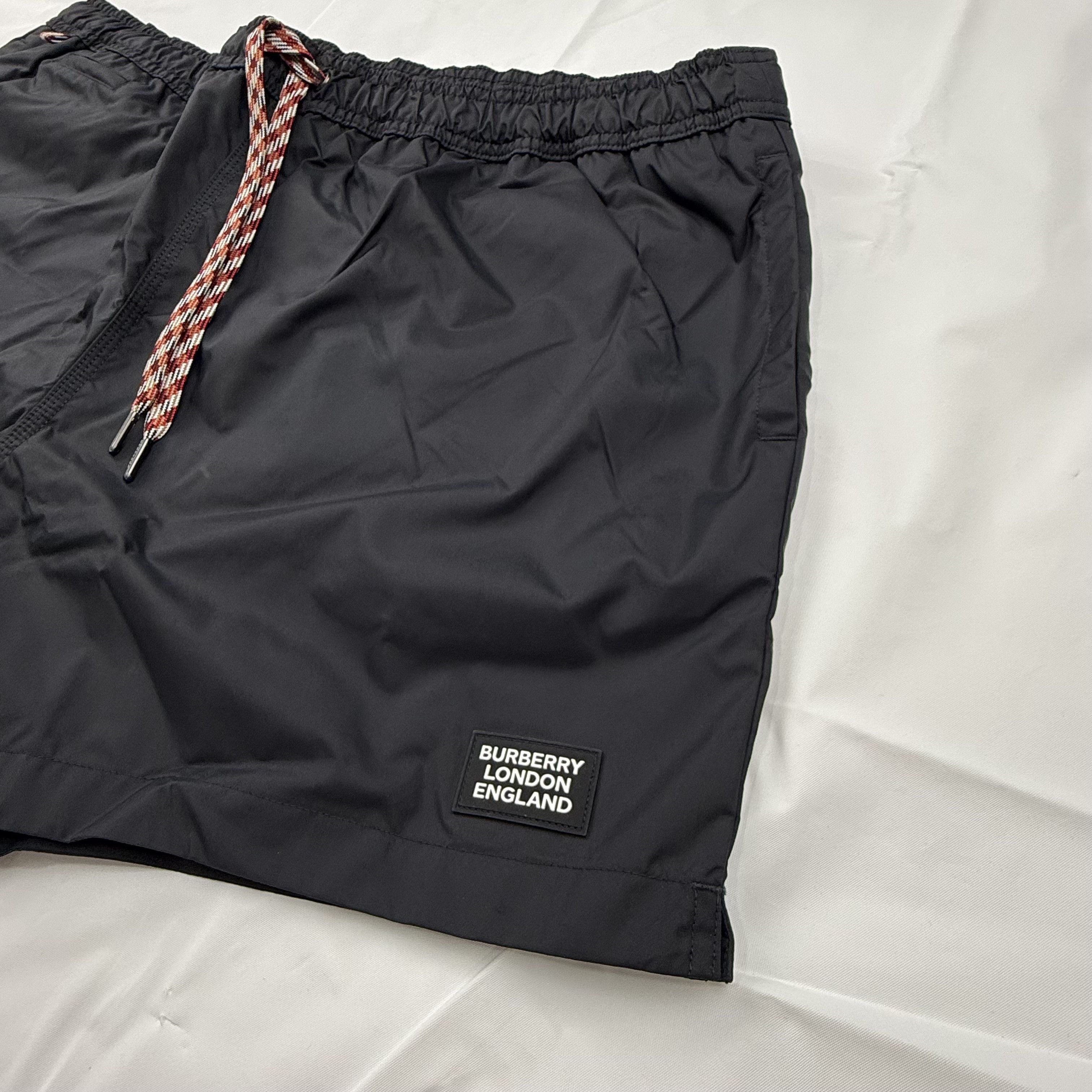 Burberry Burberry London England Mens Black Logo Patch Swim Shorts Size US 41 - 2 Thumbnail
