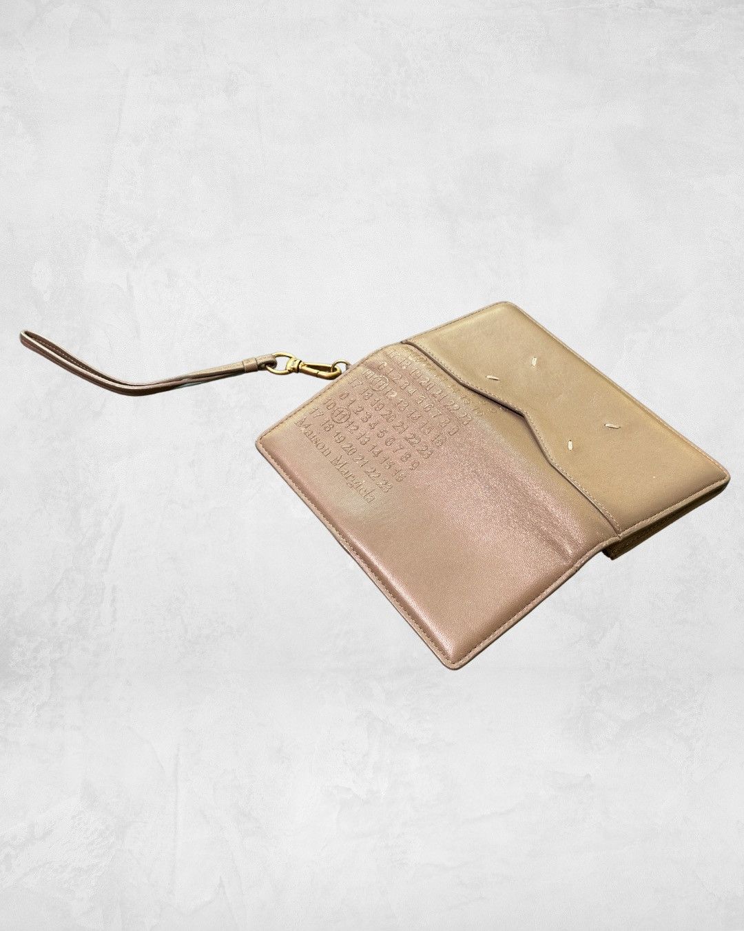Maison Margiela SS18 Stamp Numbers Logo Long Wallet Size ONE SIZE - 6 Thumbnail