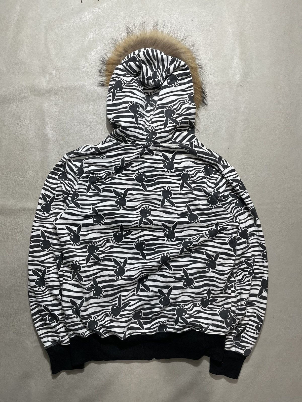 Hysteric Glamour Playboy Faux Fur Zip Hoodie Size US M / EU 48-50 / 2 - 7 Thumbnail