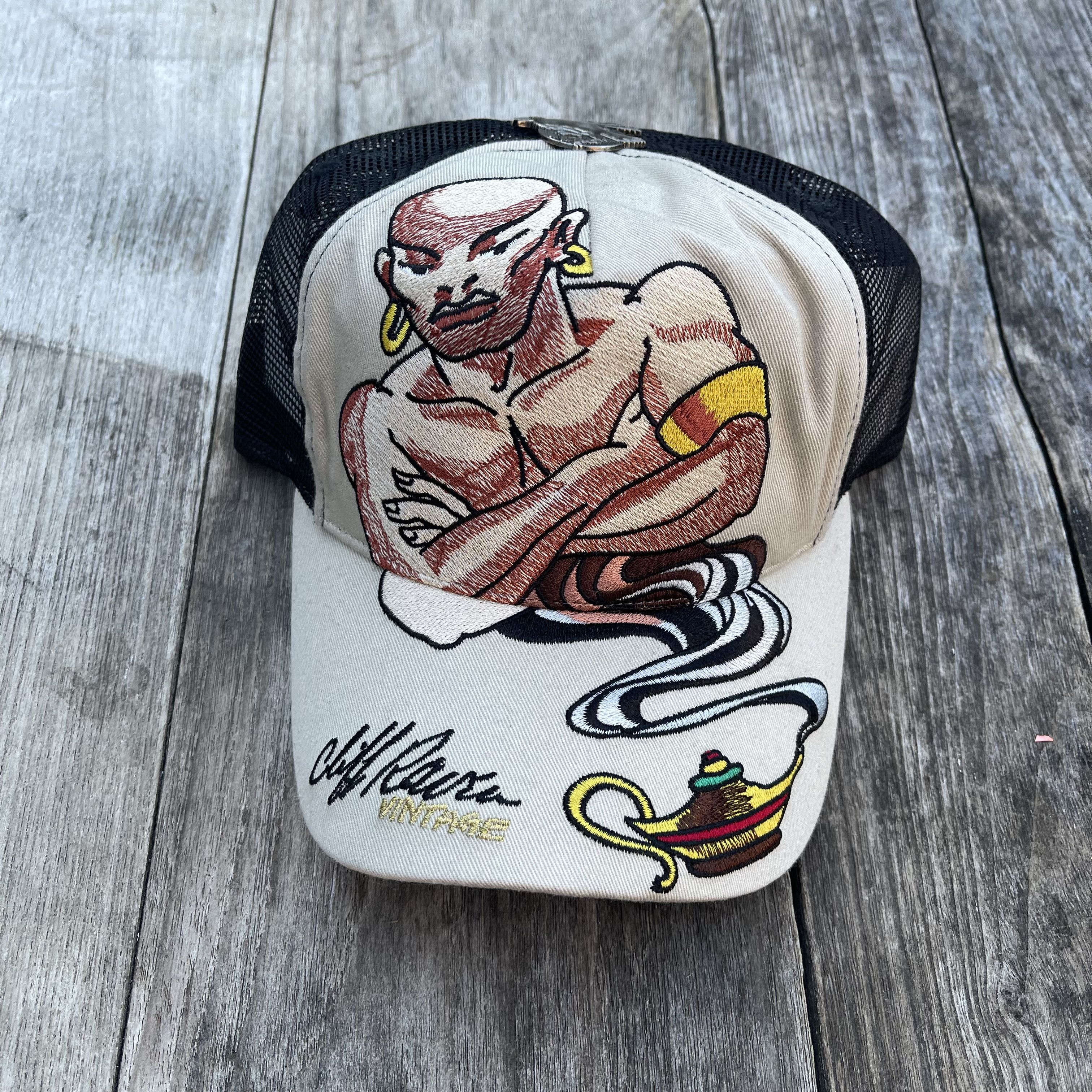 Harley Davidson Cliff Raven Vintage Genie Trucker Hat Size ONE SIZE - 2 Thumbnail