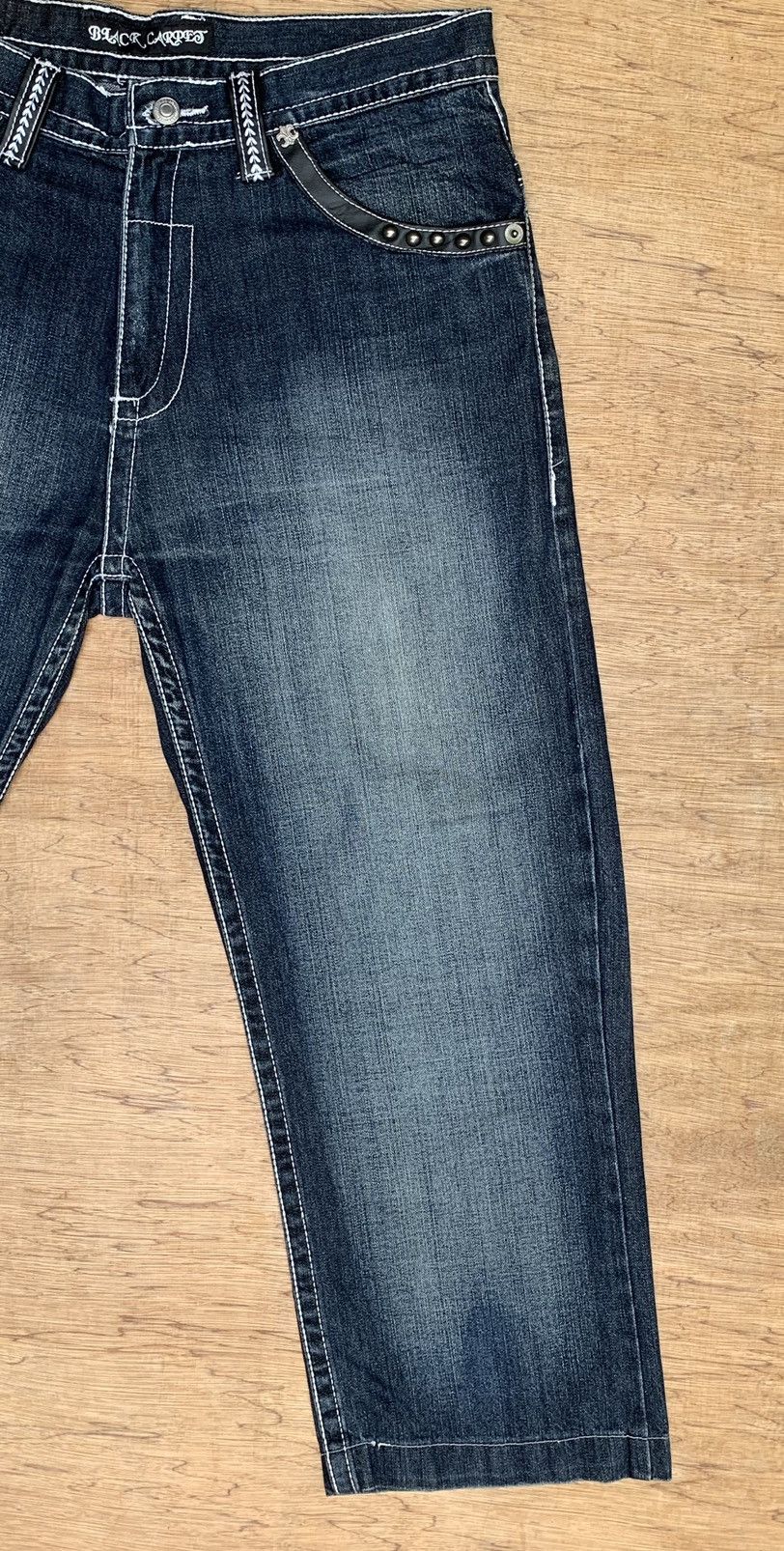 Other Black Carpet Baggy Denim Pants Size US 34 / EU 50 - 11 Thumbnail