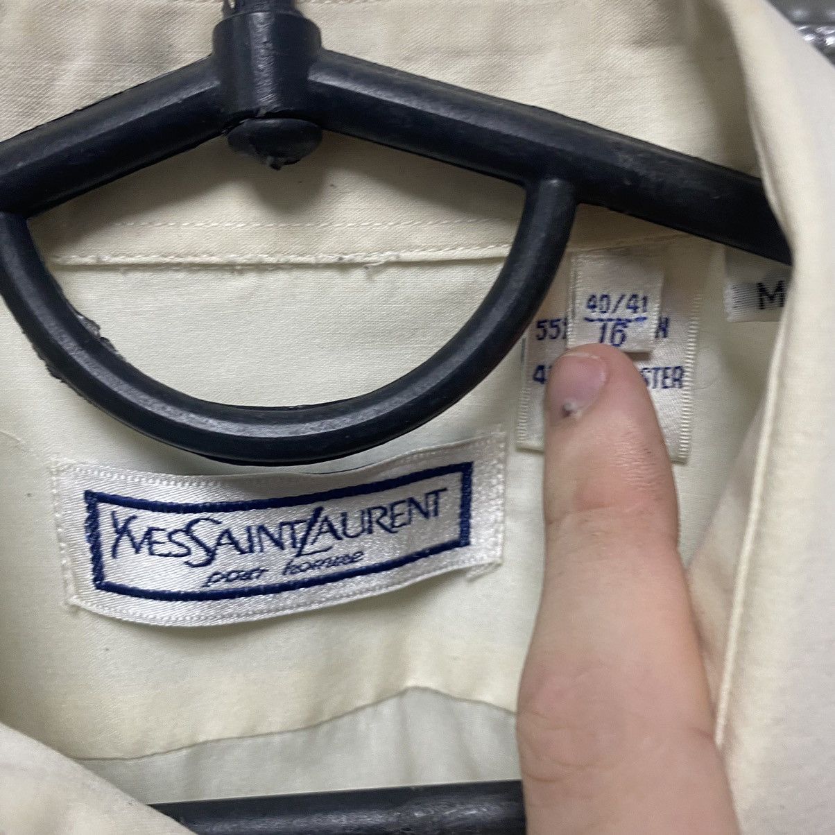 Yves Saint Laurent YSL Yves Saint Lauren Shirt Size US M / EU 48-50 / 2 - 7 Thumbnail