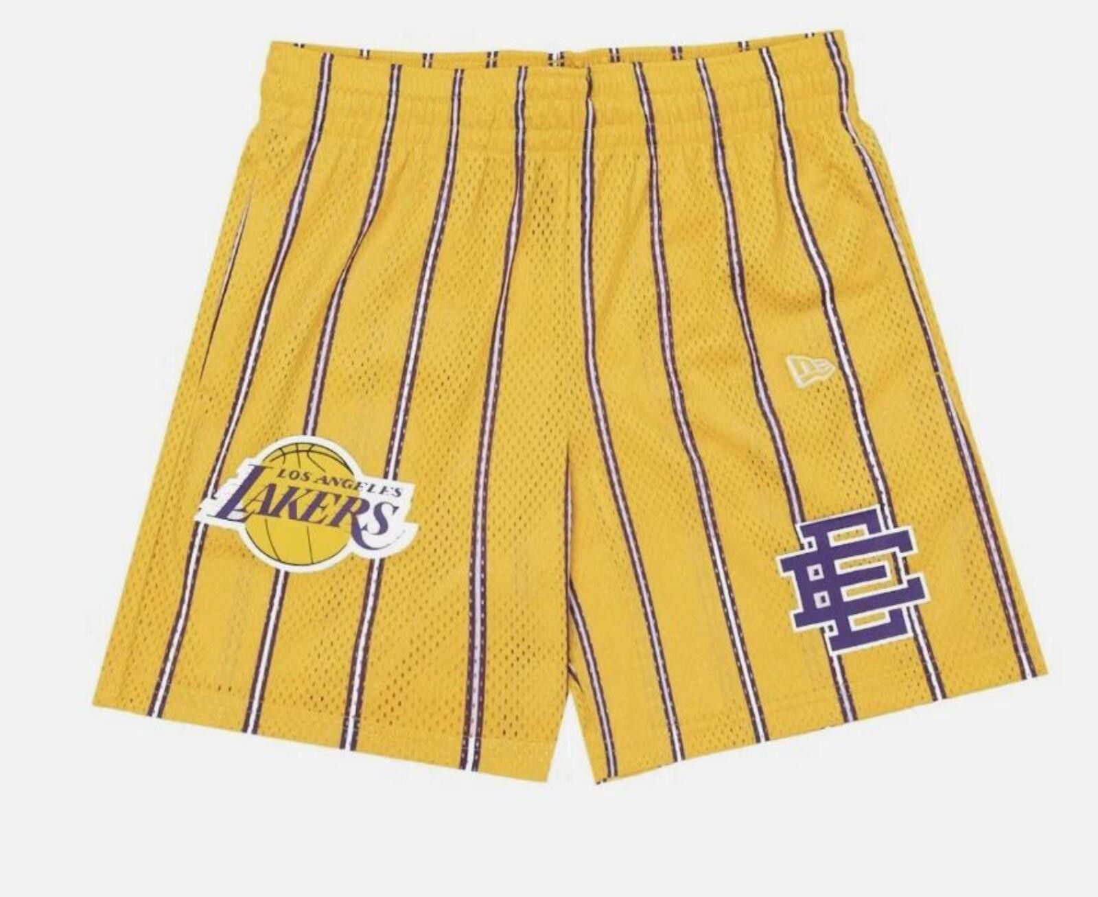 Eric Emanuel Eric Emanuel EE X New Era LA Lakers Shorts Size Small BNWT Size US 30 / EU 46 - 1 Thumbnail