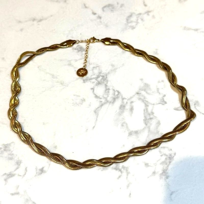 Other Plunder Design Chicago Twist gold tone Chain Necklace Size ONE SIZE - 3 Thumbnail