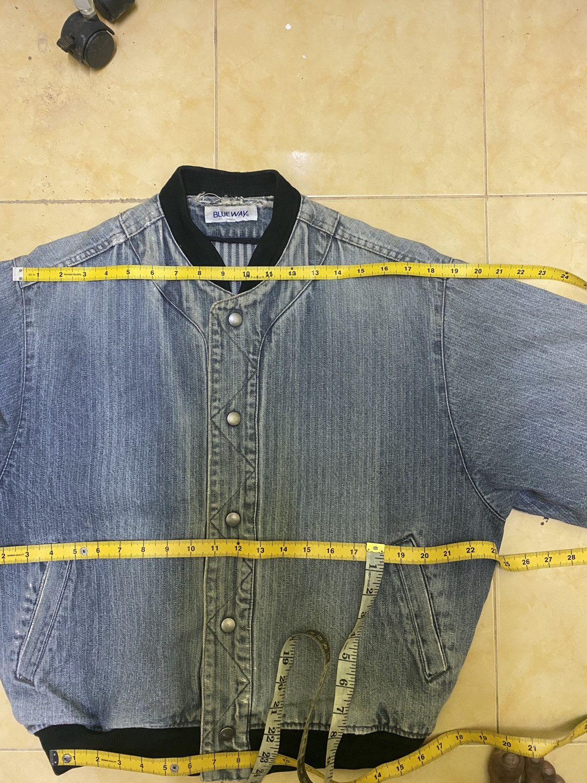 Blue Blue Japan × Japanese Brand × Vintage Blueway denim jacket Size US M / EU 48-50 / 2 - 11 Thumbnail
