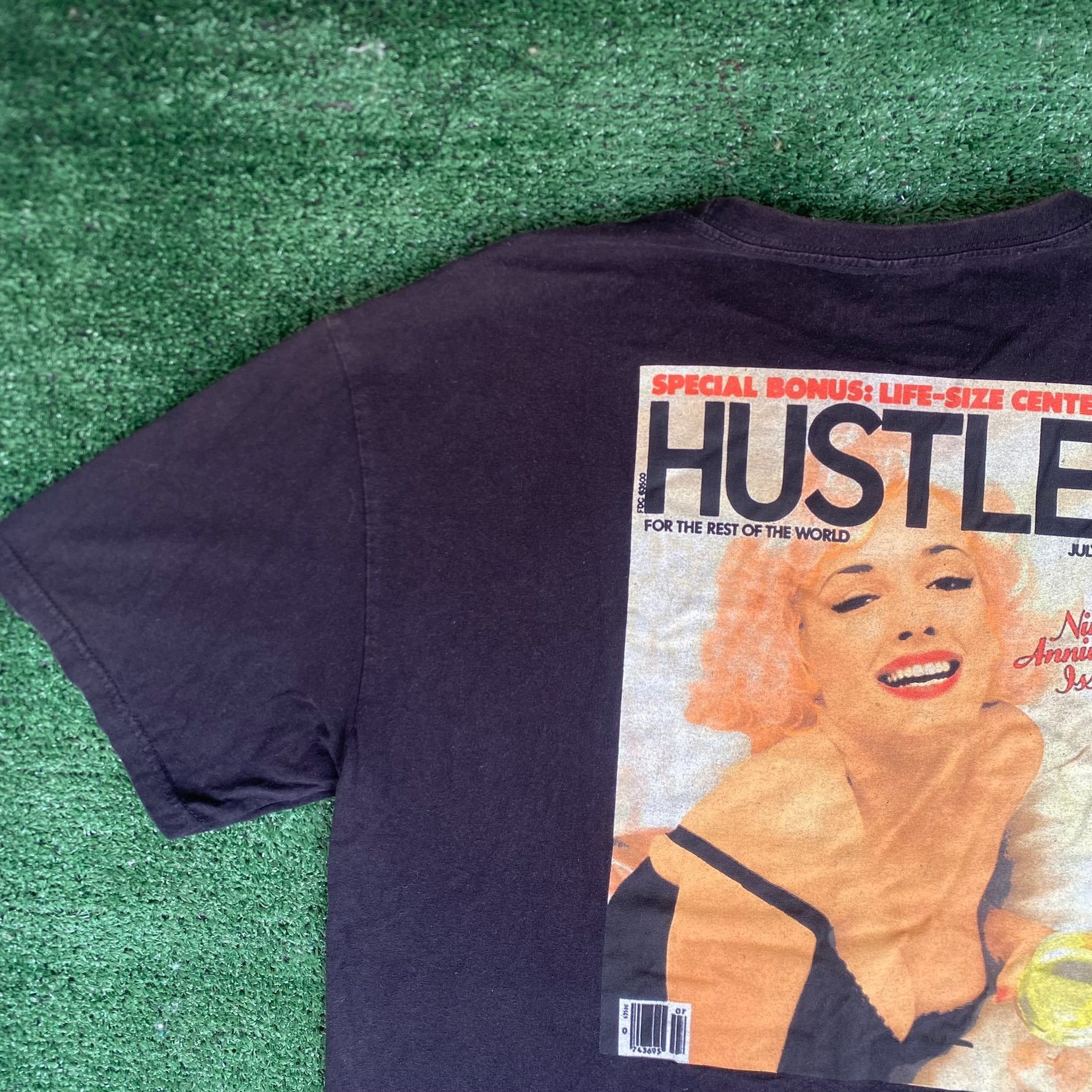 Playboy Vintage Y2K Hustler Magazine Shirt Pin Up Model Playboy Tee Size US L / EU 52-54 / 3 - 2 Thumbnail