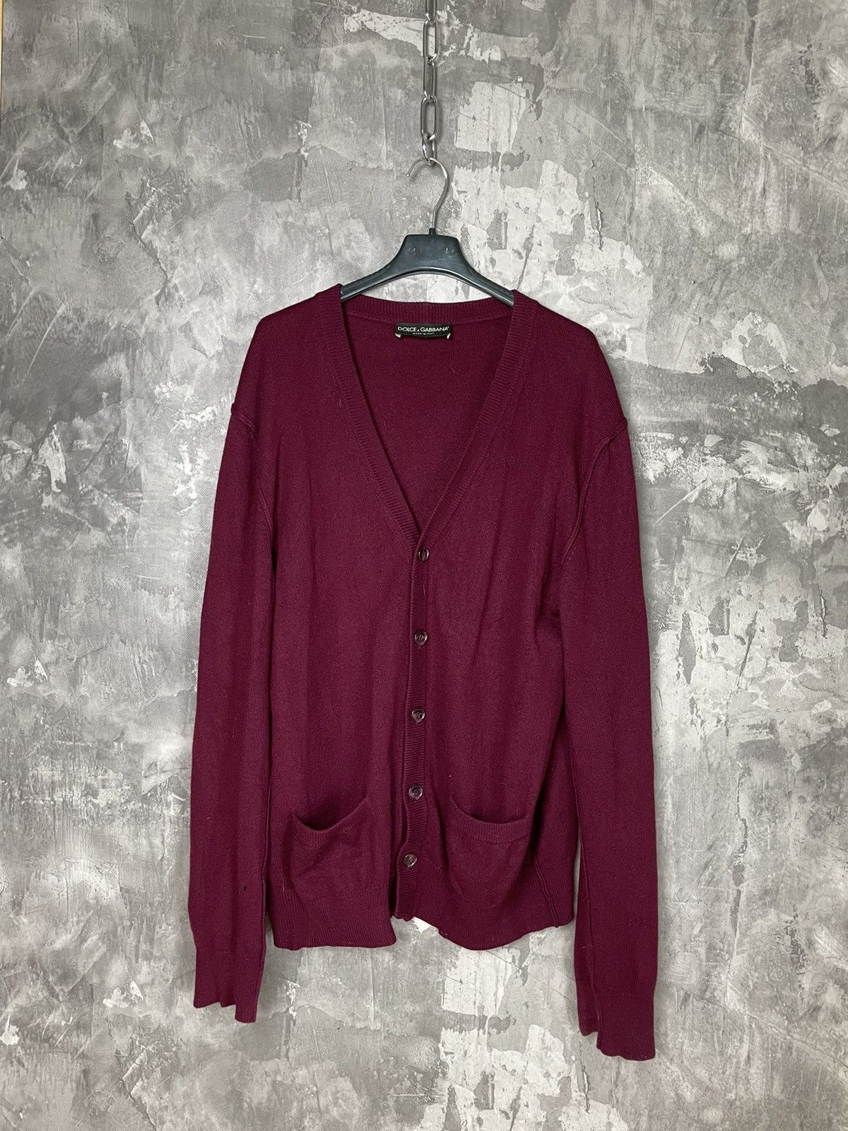 Dolce & Gabbana Dolce & Gabbana Wool Cardigan Knit Sweater Size US M / EU 48-50 / 2 - 1 Thumbnail