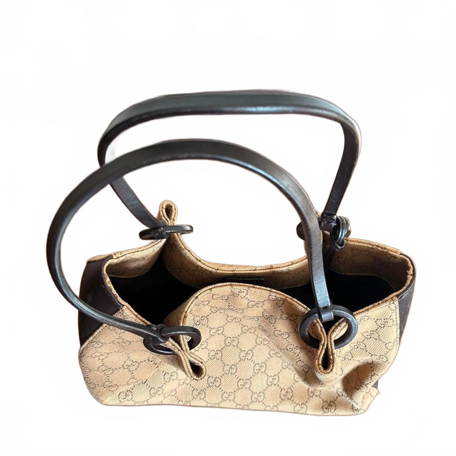 Gucci Gucci - Beige and Brown Monogram Tote Bag Size ONE SIZE - 7 Thumbnail