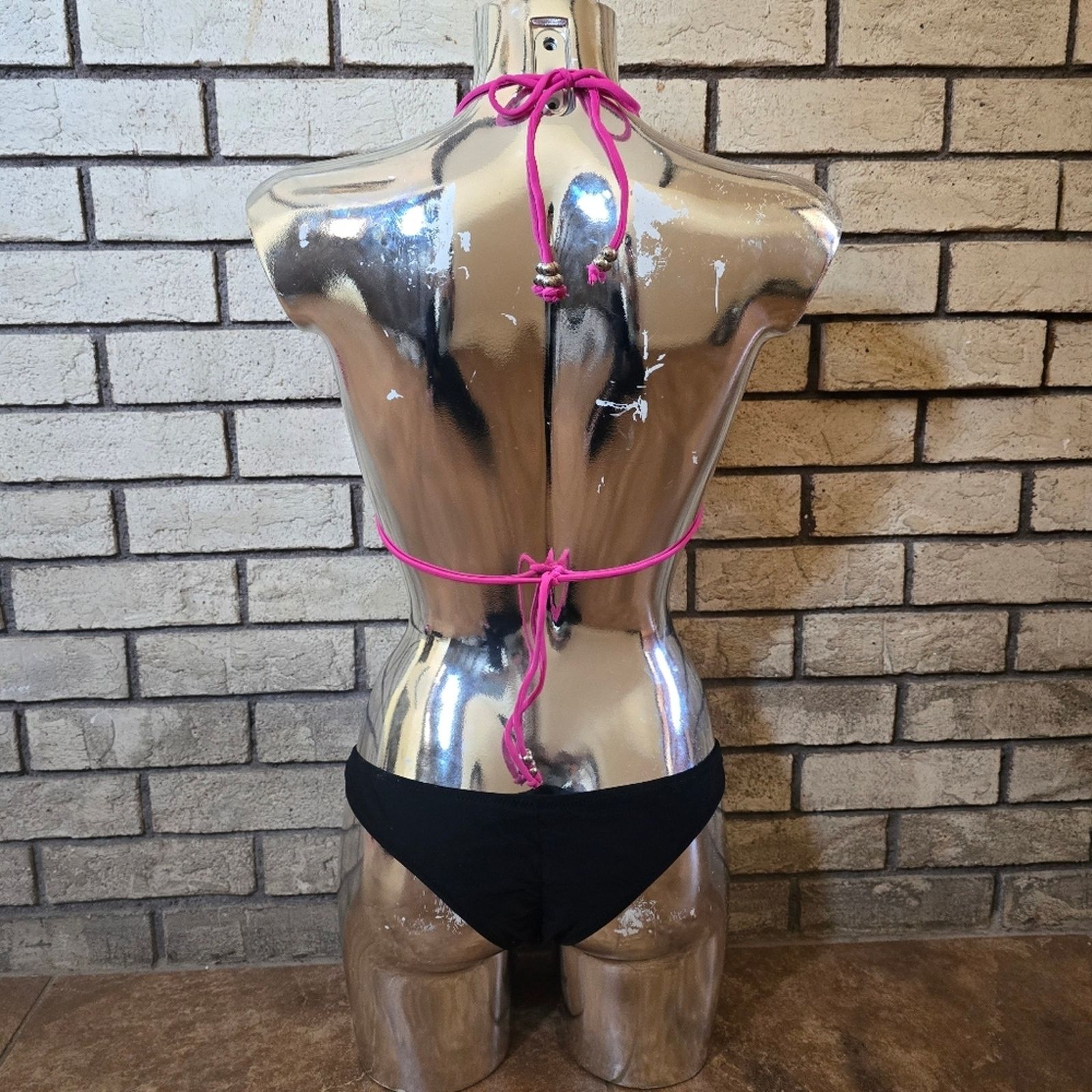 Other Pink Black | FYS | Rio Ring Bikini Set Size ONE SIZE - 2 Thumbnail