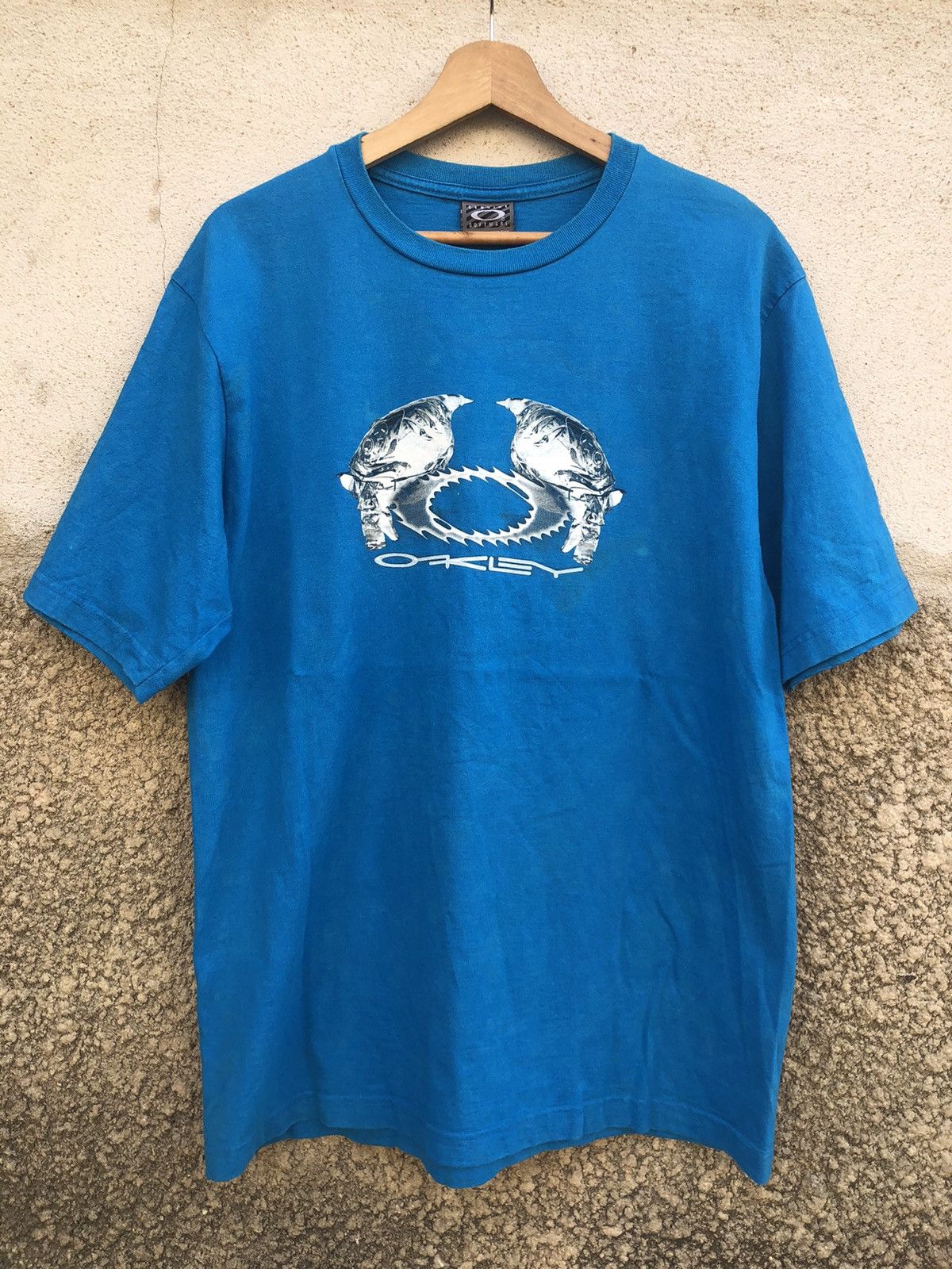 Oakley Rare🔥 Vintage 90s Oakley Sunglasses Tshirt Size US L / EU 52-54 / 3 - 2 Thumbnail