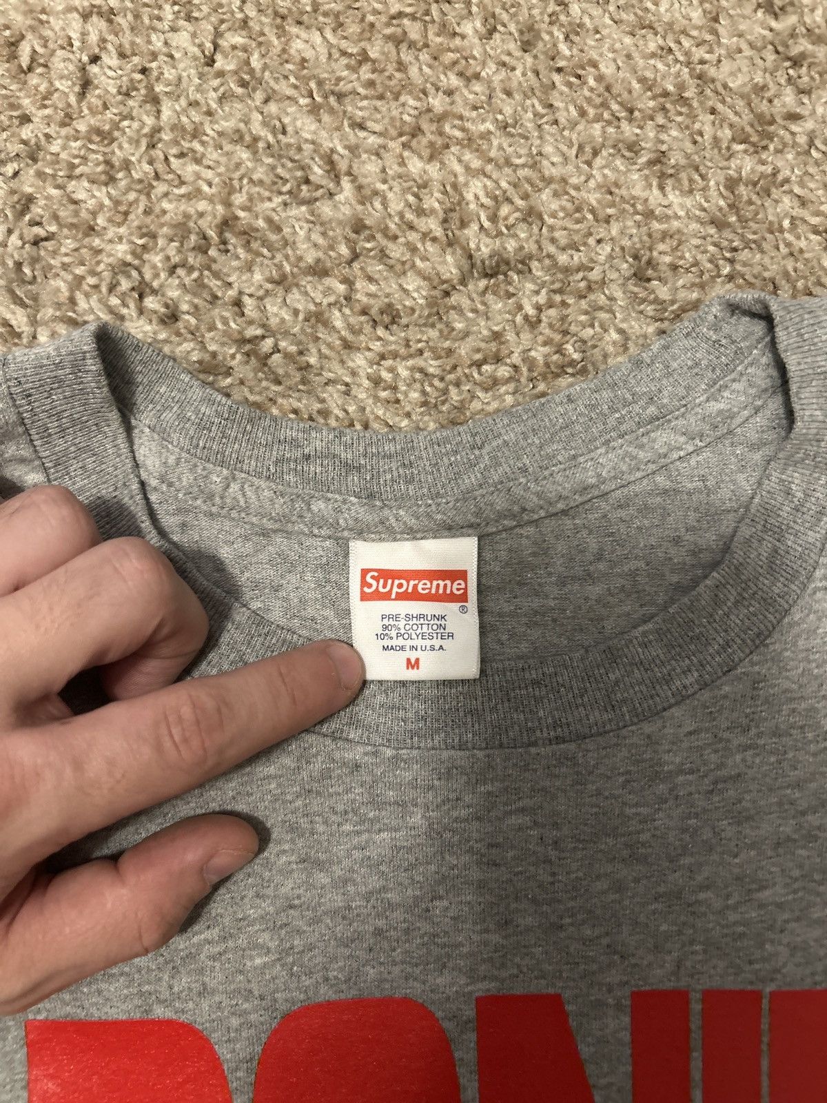 Supreme Supreme Don’t Fuck Around Tee F/W 22 Size Medium Size US M / EU 48-50 / 2 - 2 Thumbnail