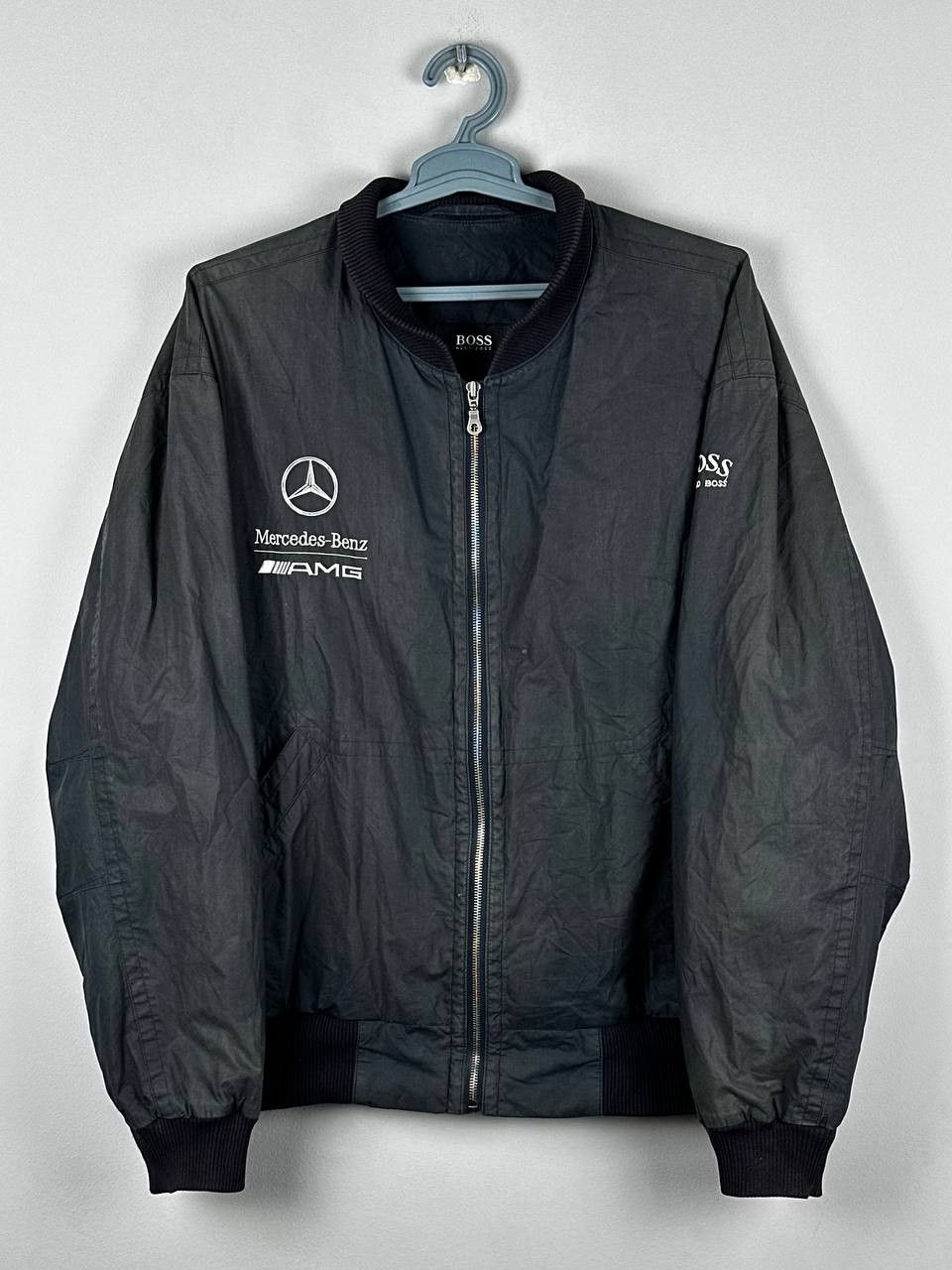 Mercedes-Benz Vintage Racing Jacket Mercedes Benz Hugo Boss West Formula 1 Size US XL / EU 56 / 4 - 1 Thumbnail