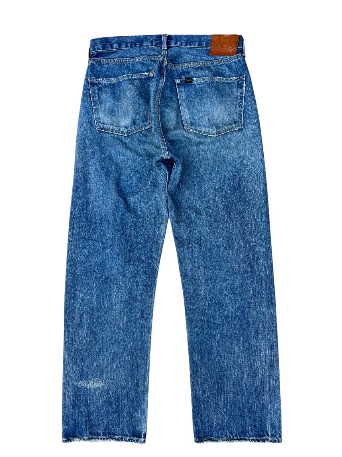 Chimala Chimala Japan Distressed Faded Denim Selvedge Jeans Size US 31 - 8 Thumbnail