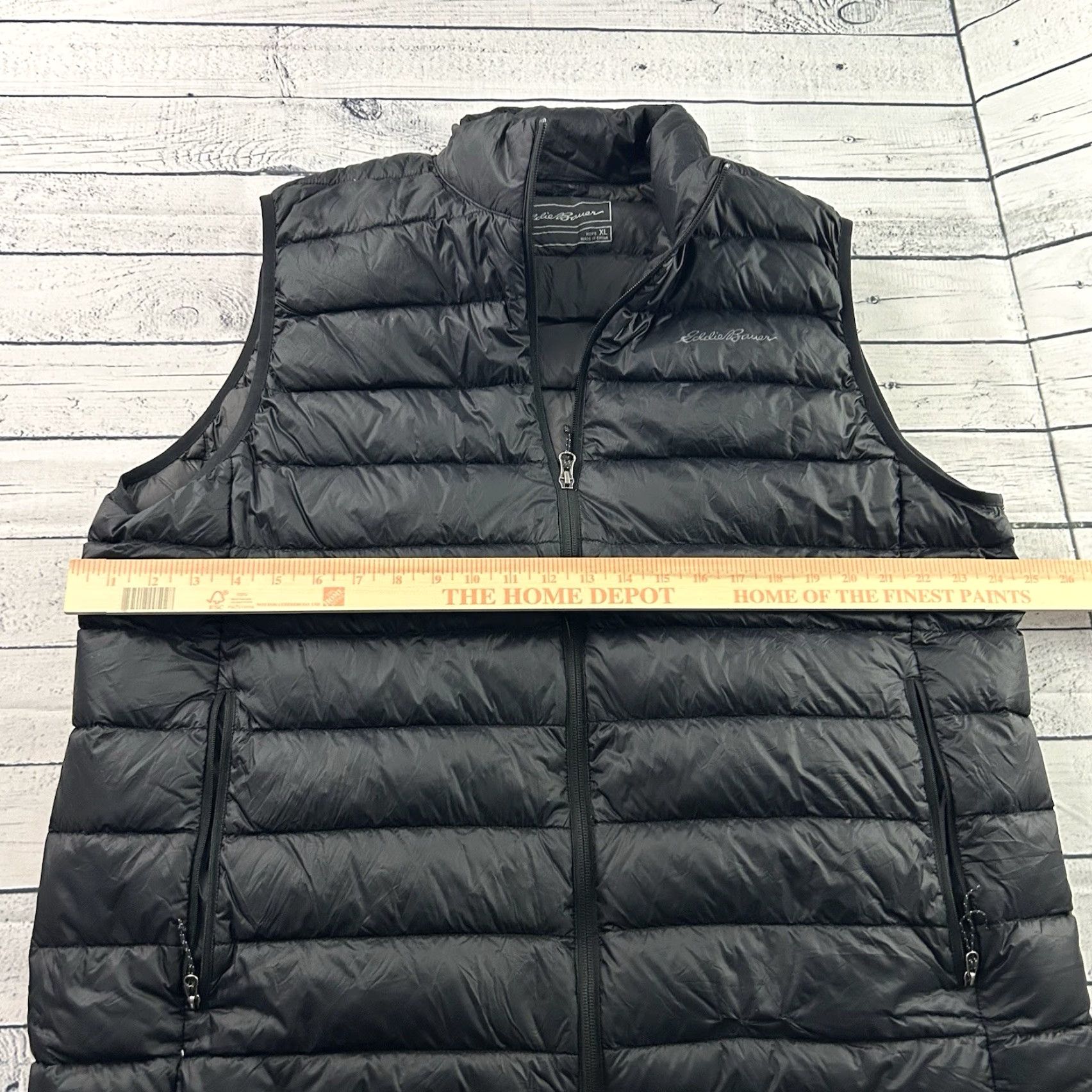 Eddie Bauer Eddie Bauer Full Zip Down Vest Men's XL Black Size US XL / EU 56 / 4 - 5 Thumbnail